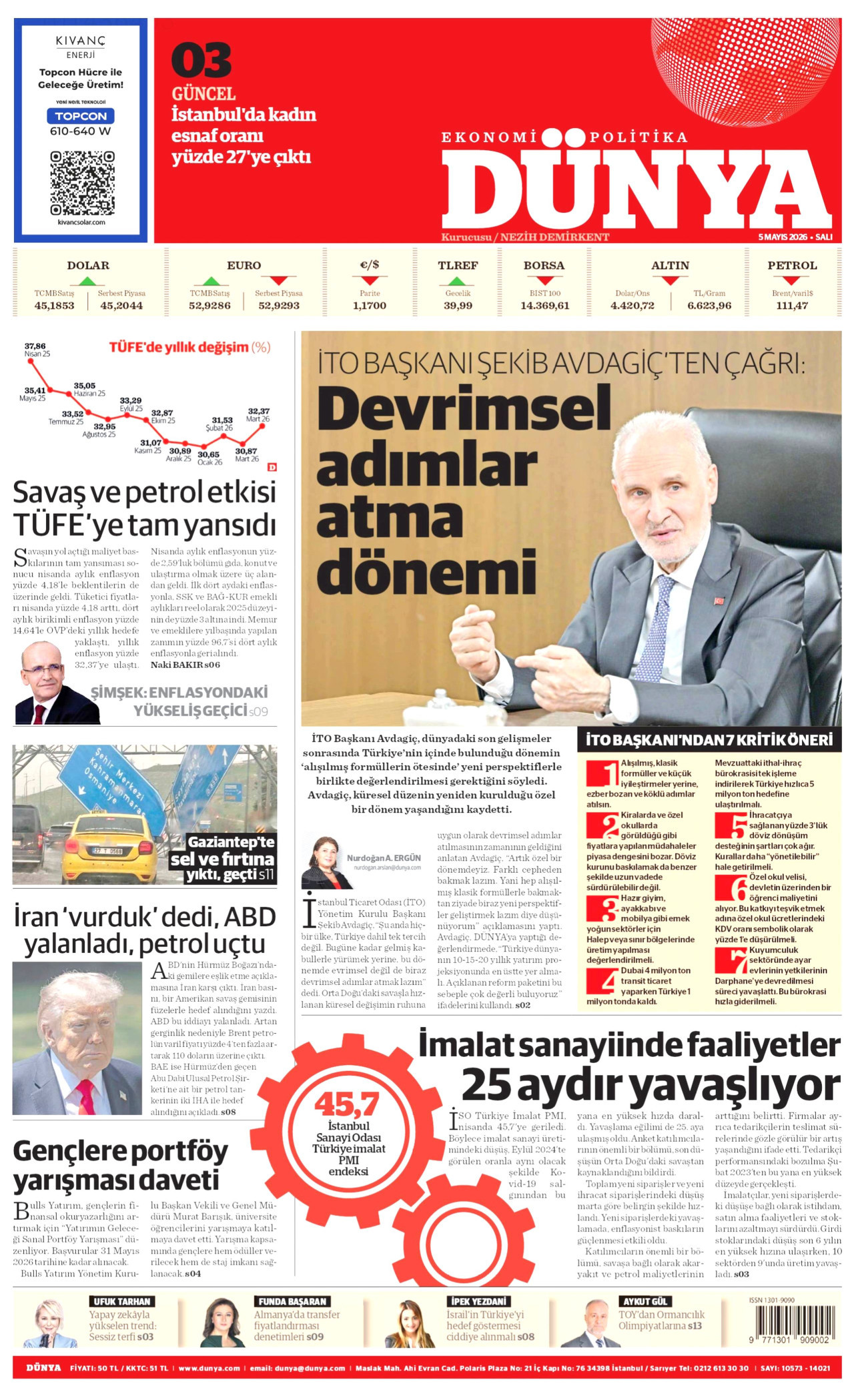 Dünya Manşeti