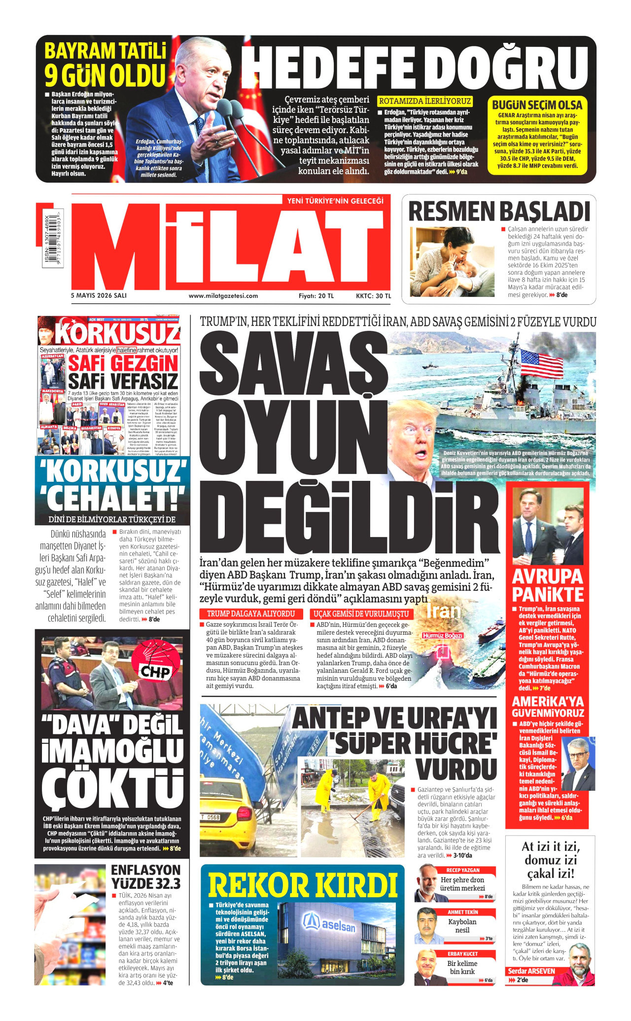 Milat Manşeti
