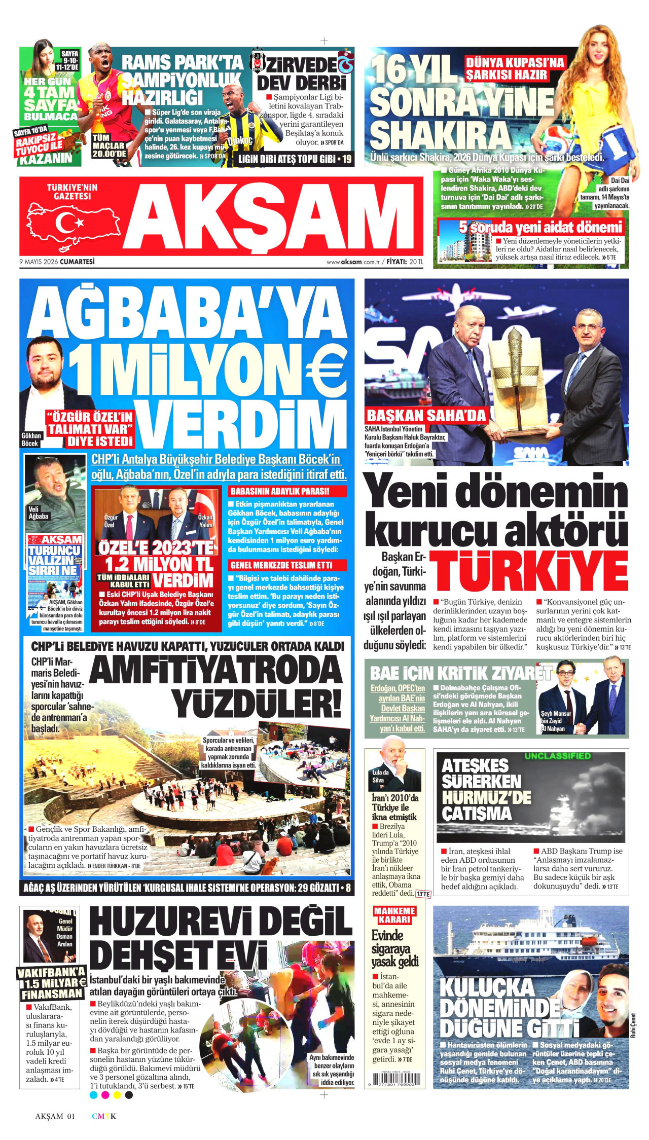 Akşam Manşeti