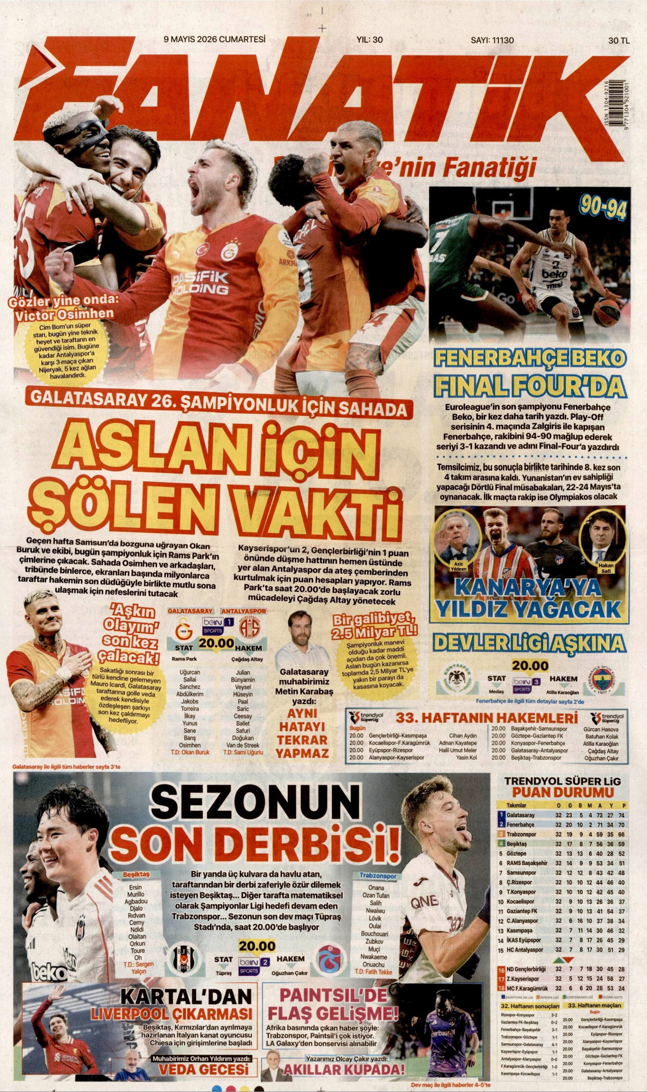 Fanatik Manşeti