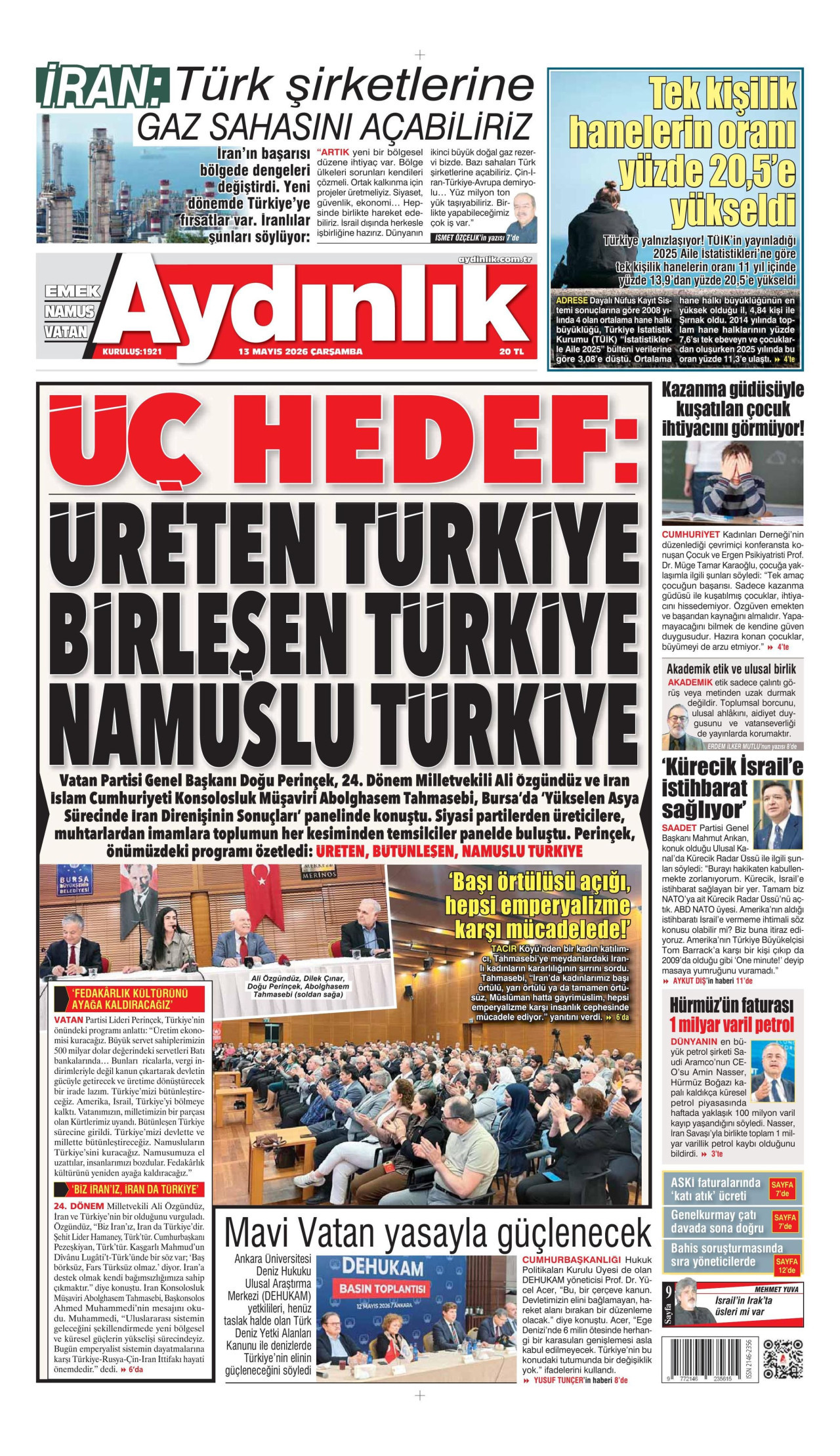 aydinlik-gazetesi gazetesi
