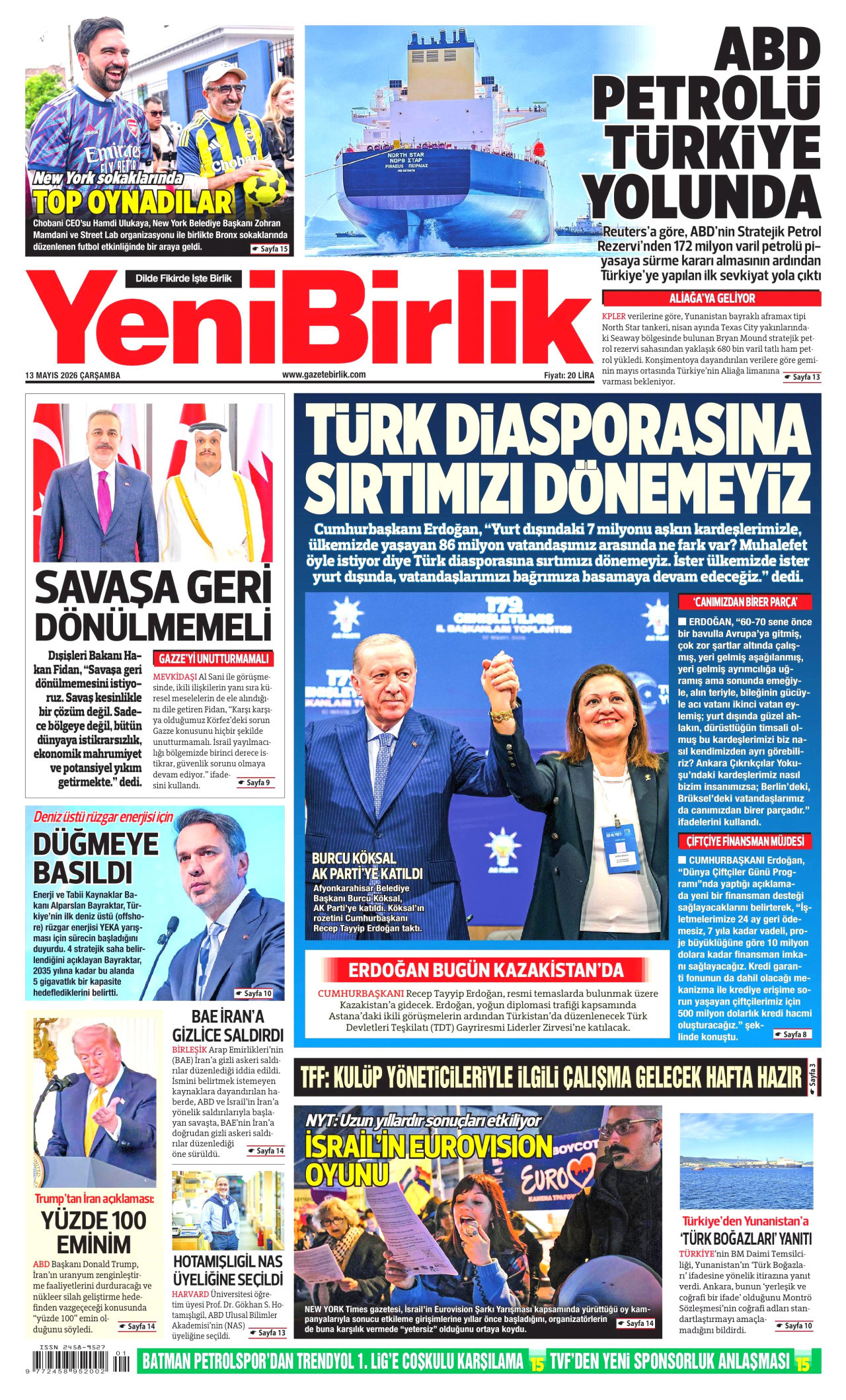 yenibirlik gazetesi