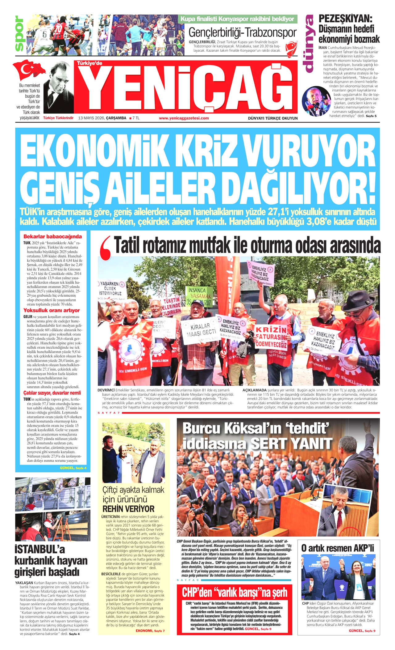 yenicag gazetesi