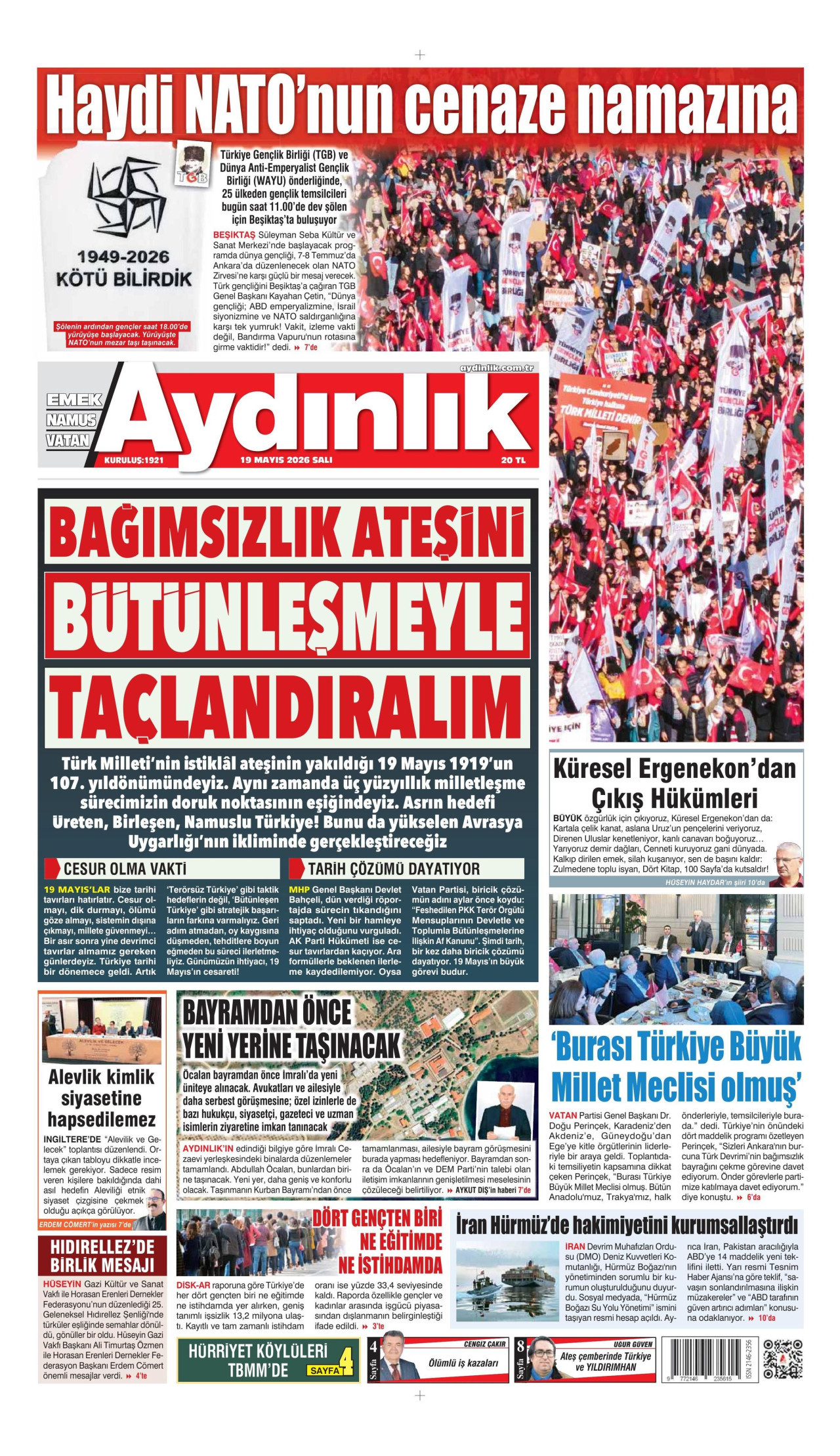 Aydinlik gazetesi̇