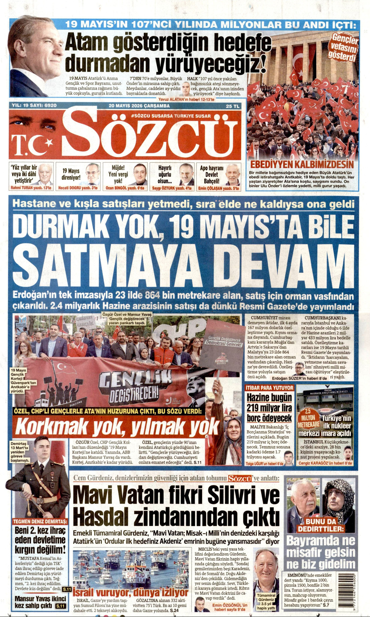 Sözcü Manşeti