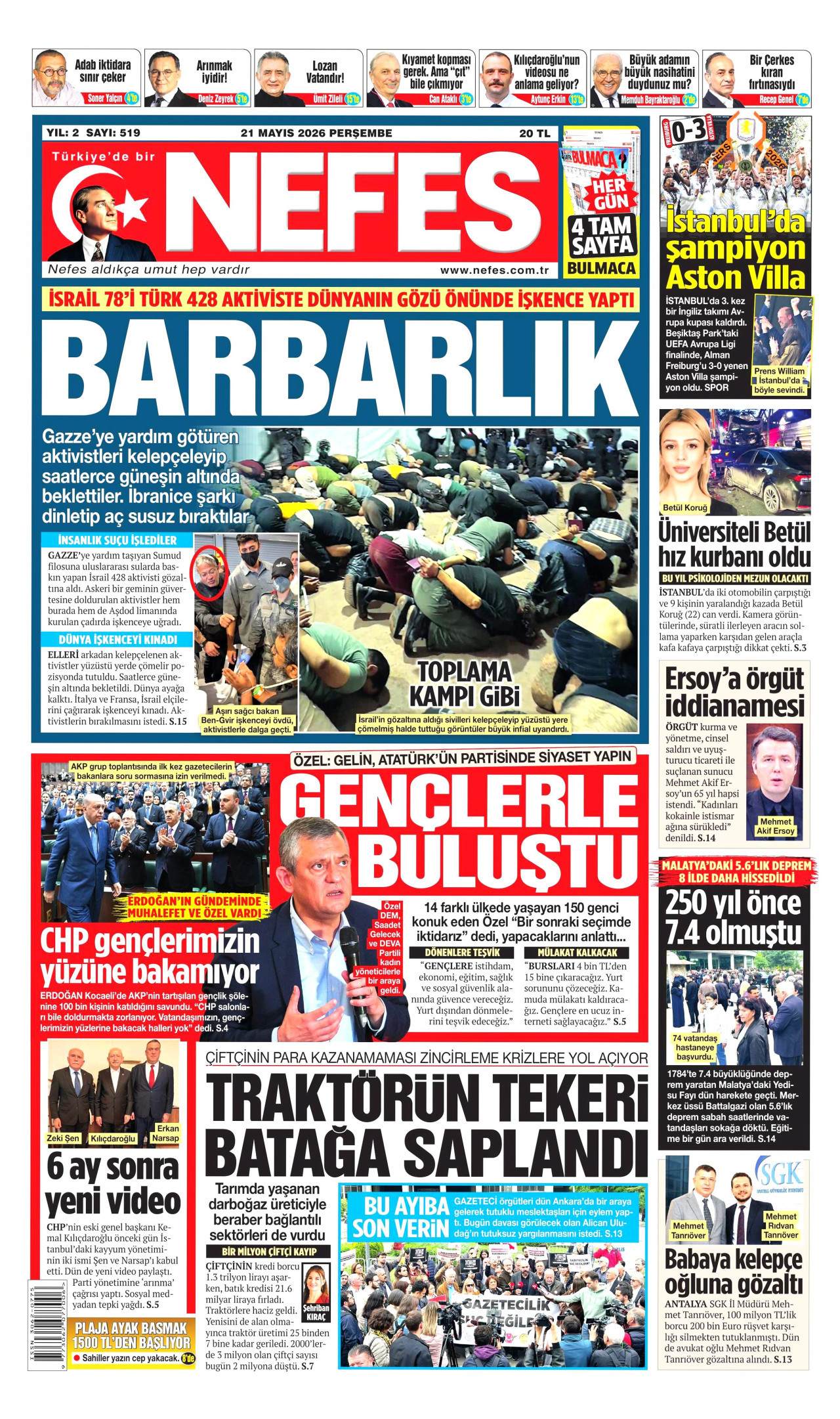 NEFES Manşeti