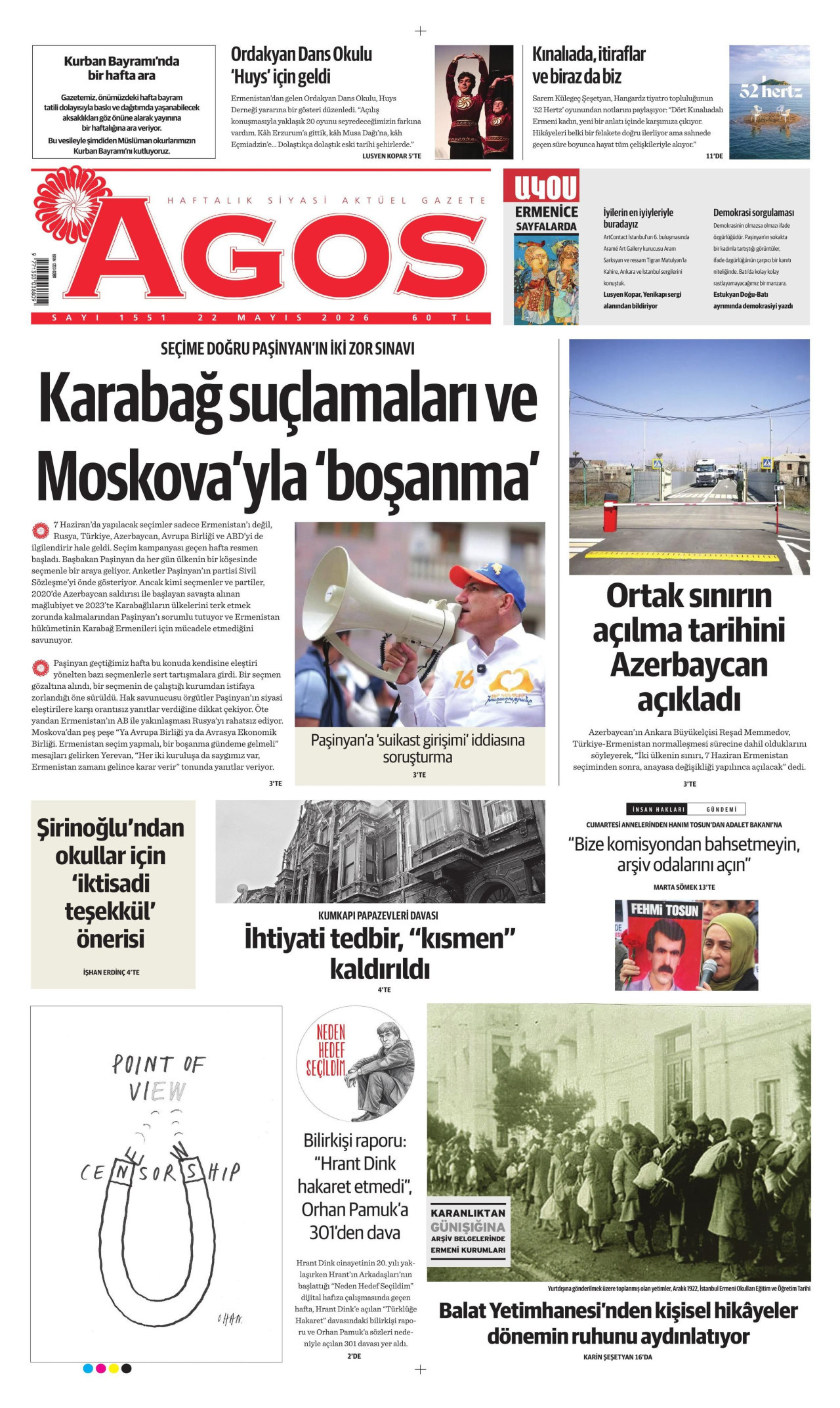 agos gazetesi