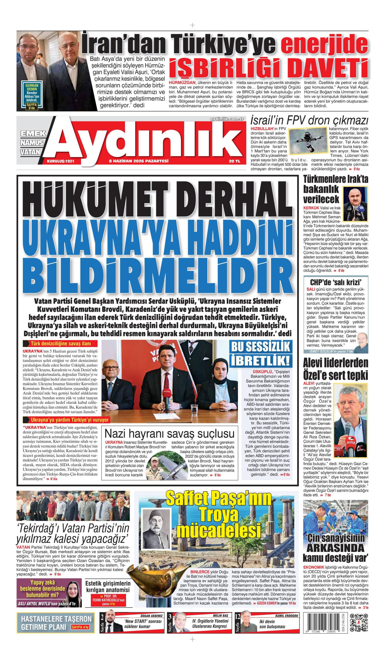 aydinlik-gazetesi gazetesi
