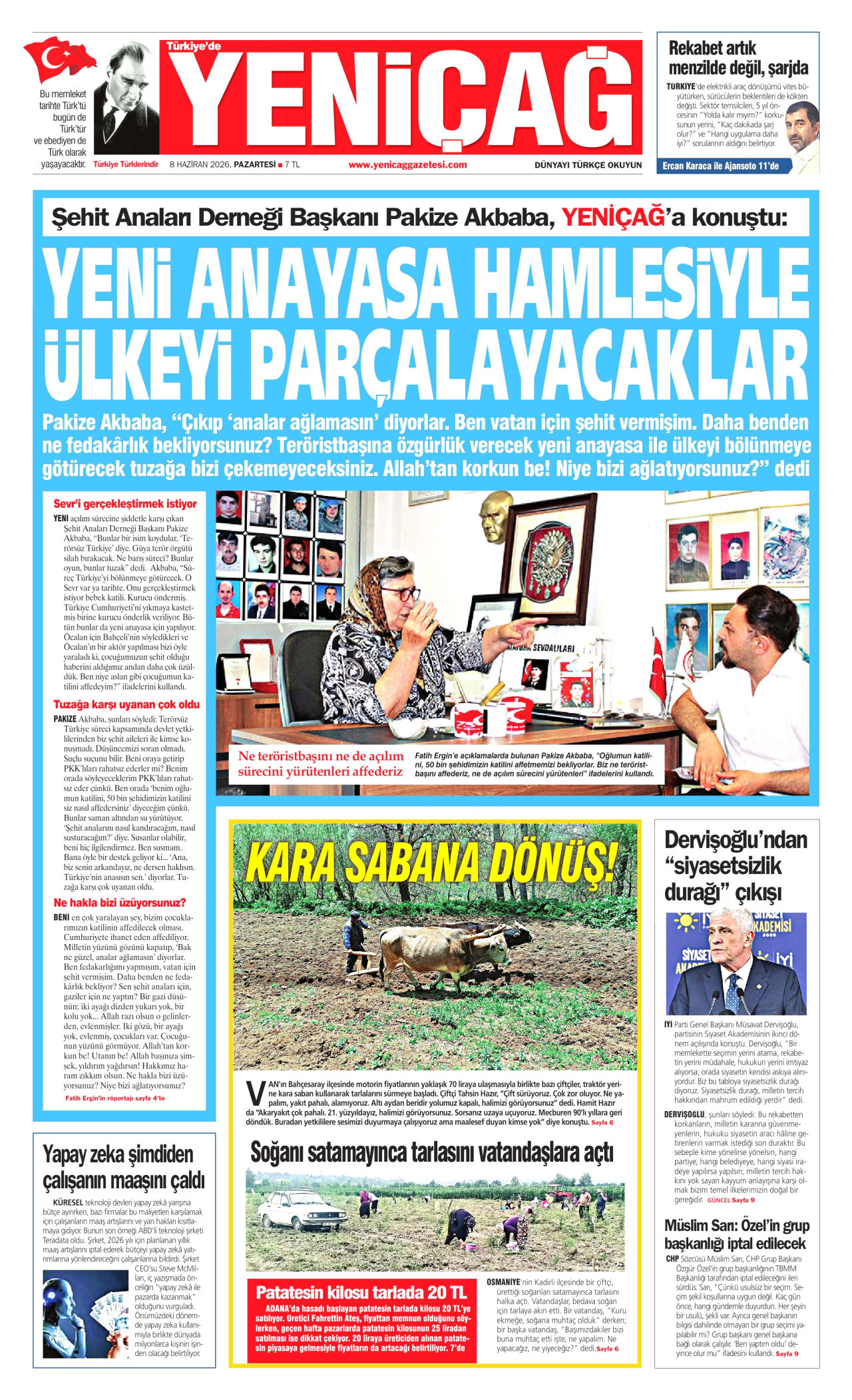 yenicag gazetesi
