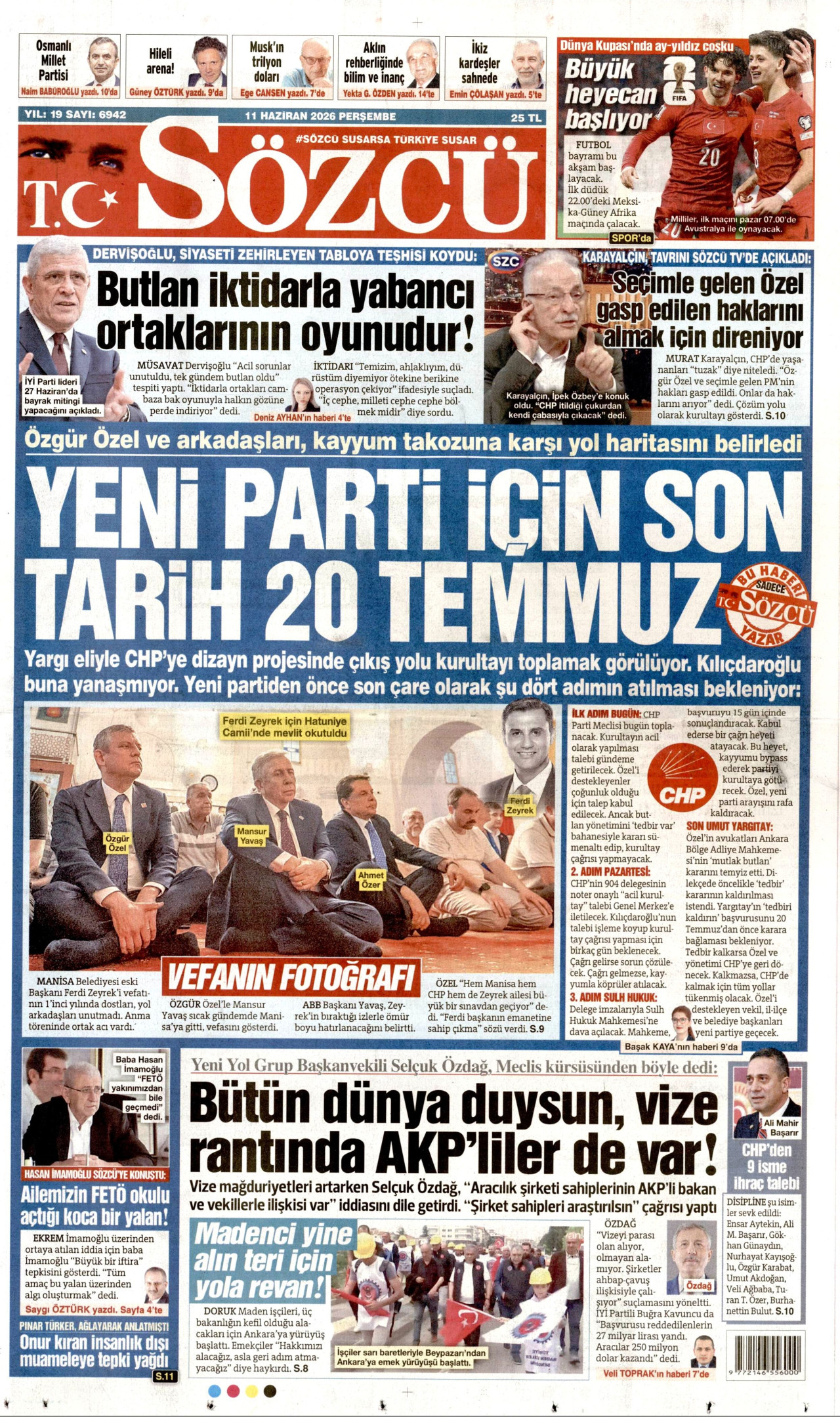 Sözcü Manşeti