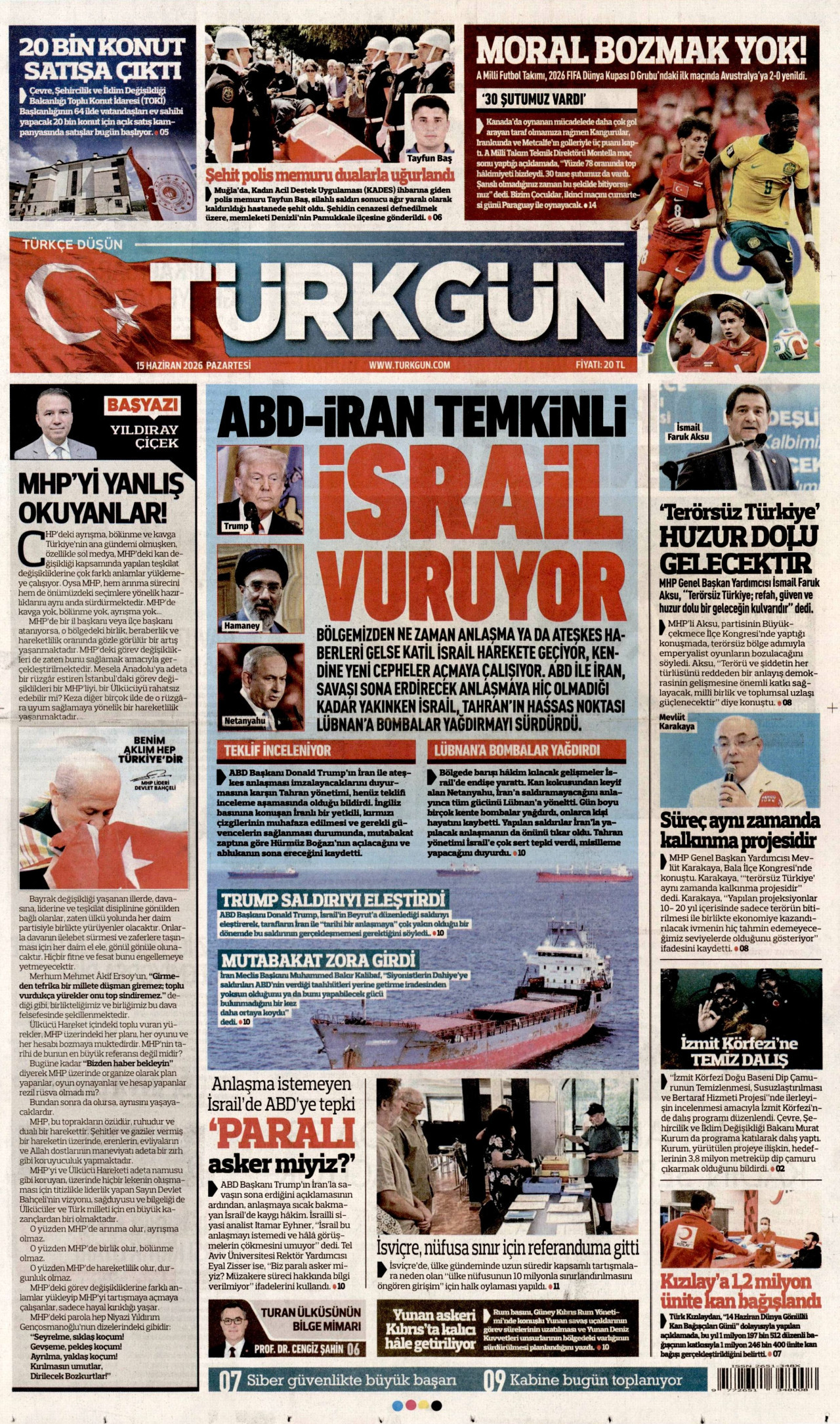 Türkgün Manşeti