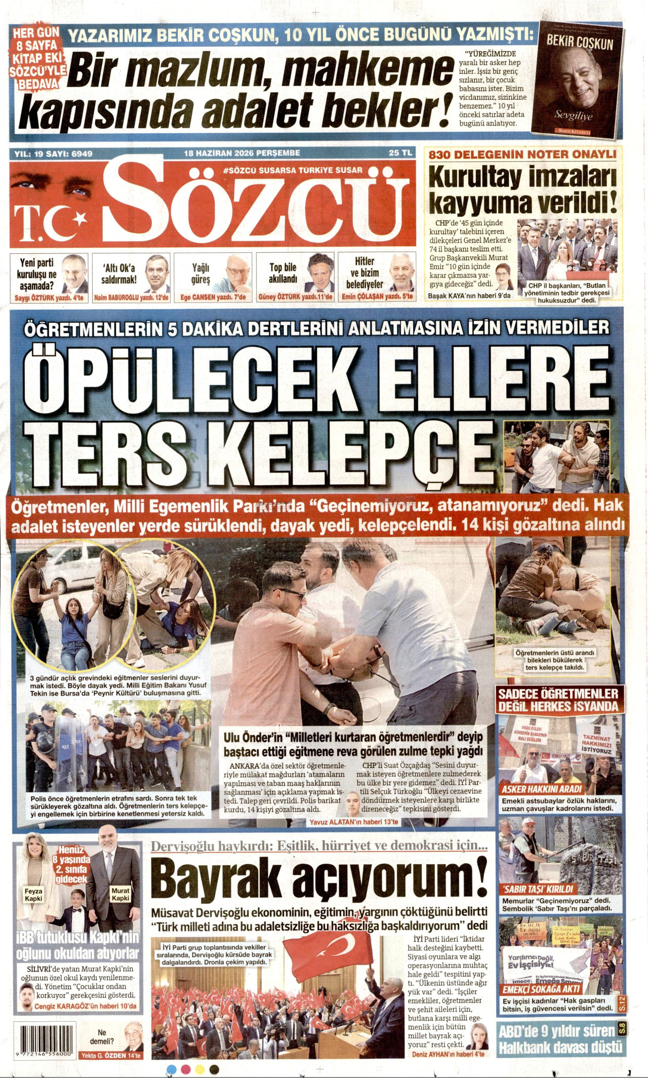 Sözcü Manşeti