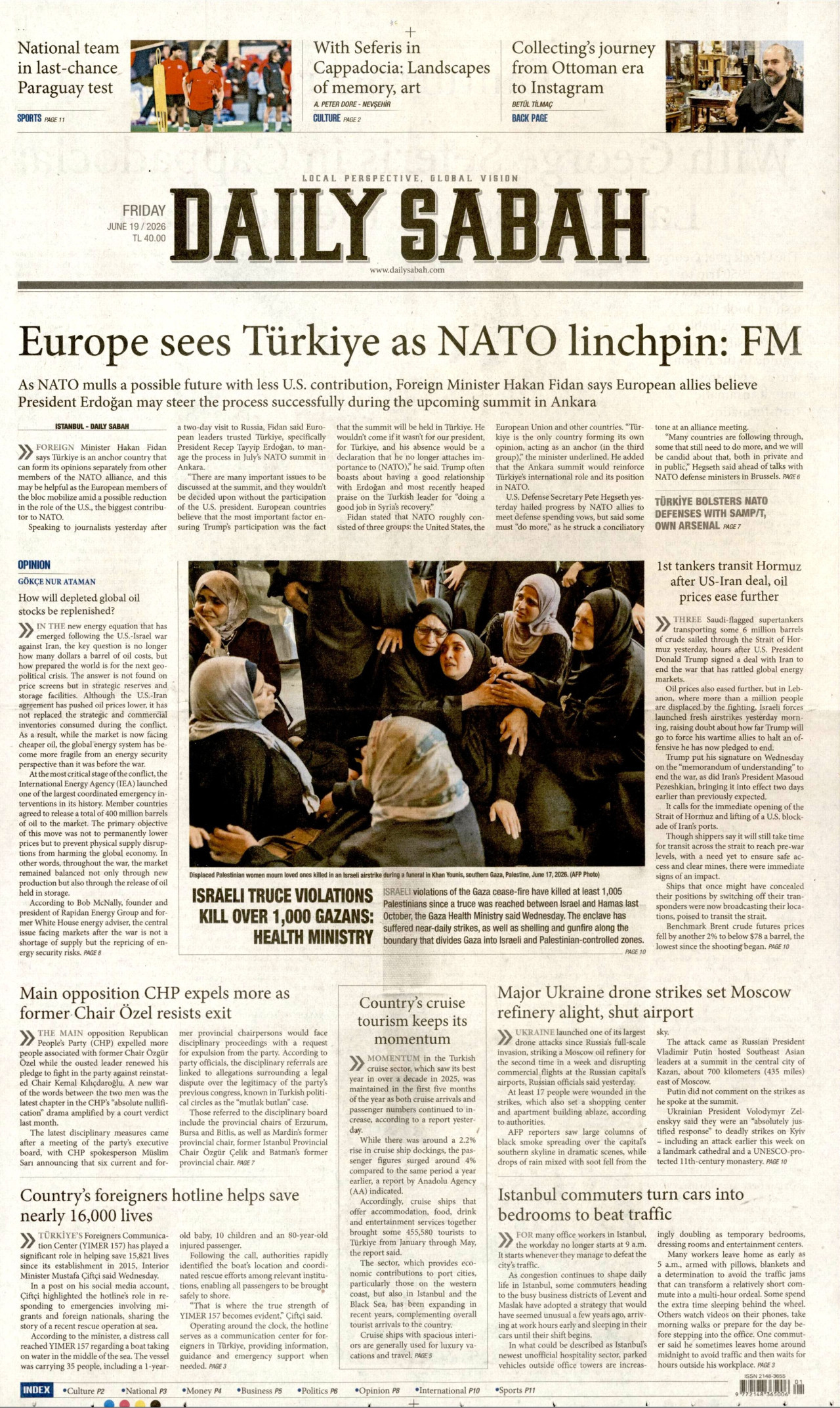 daily-sabah gazetesi