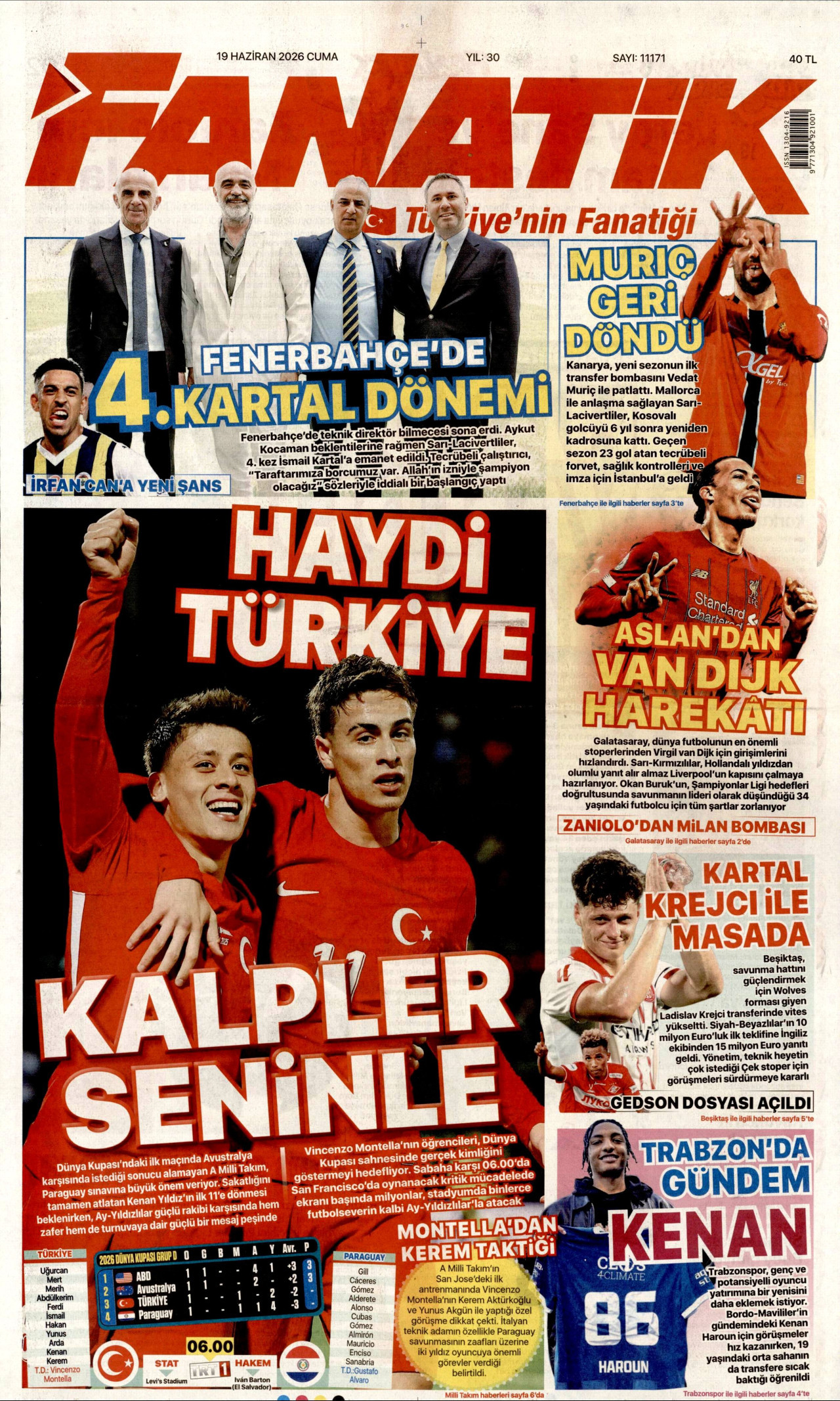 fanatik gazetesi