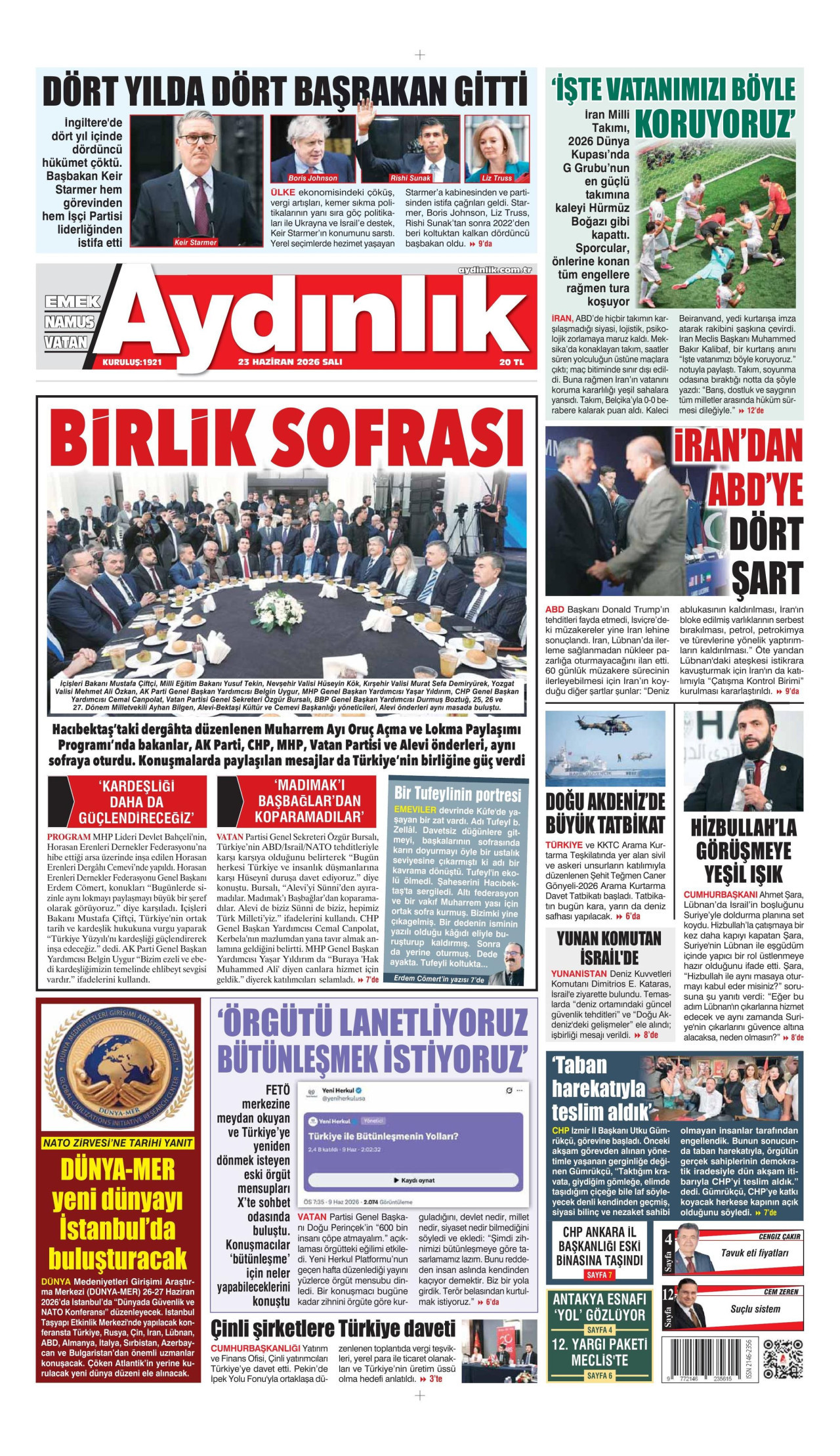 Aydinlik gazetesi