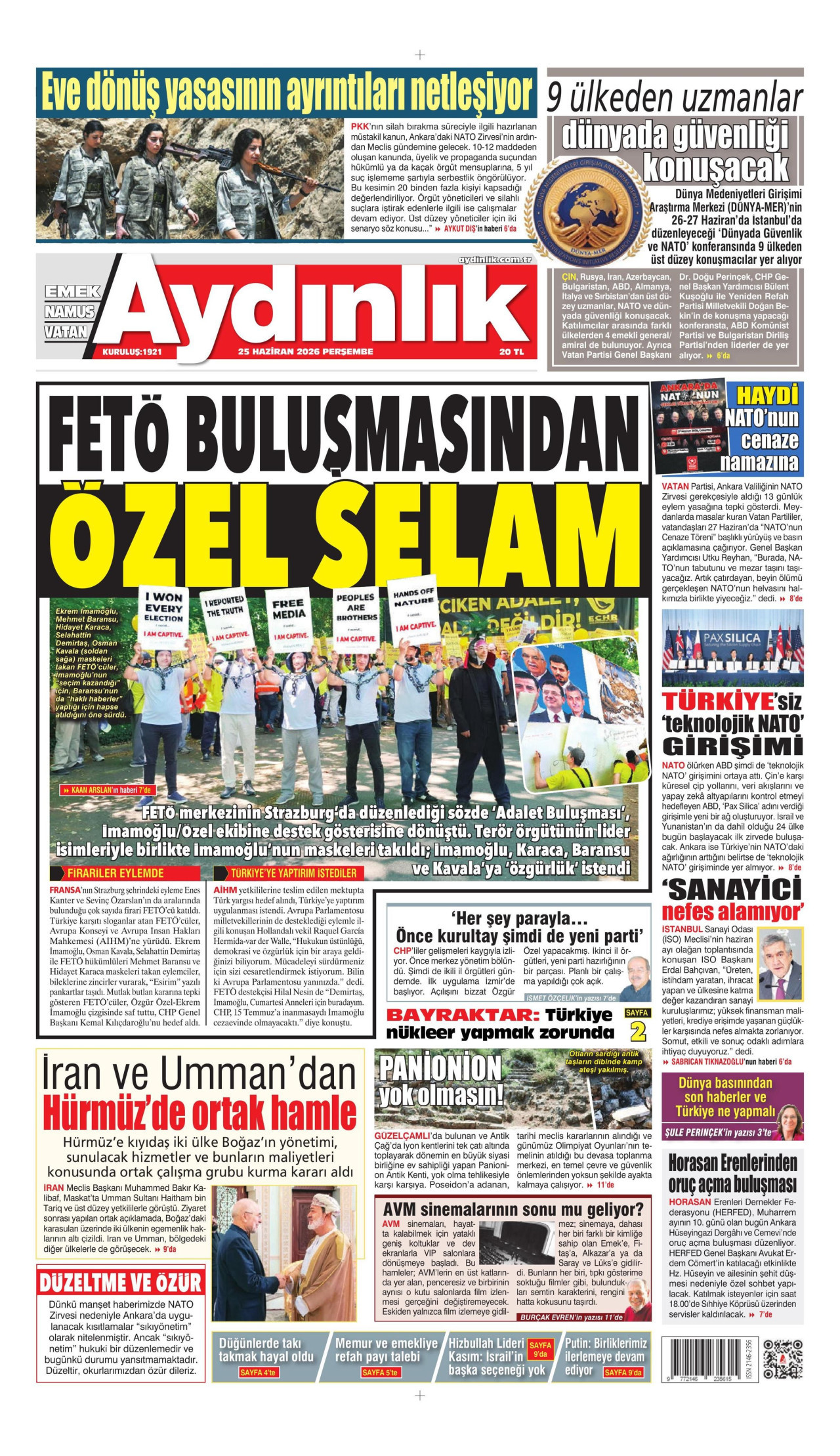 Aydinlik gazetesi