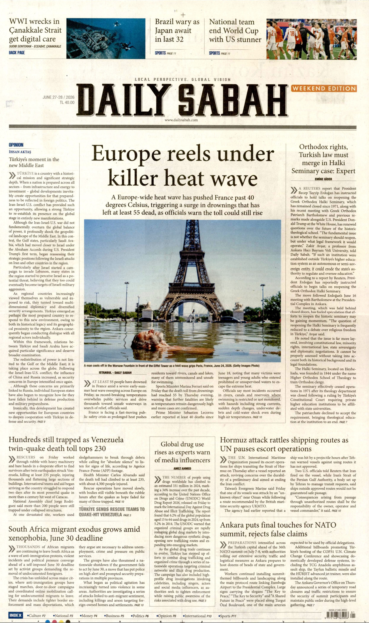 daily-sabah gazetesi
