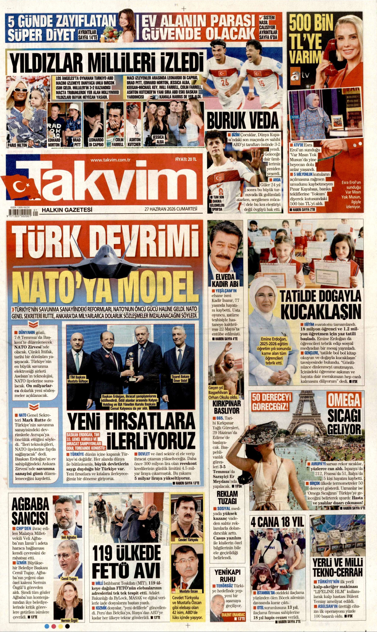 takvim gazetesi