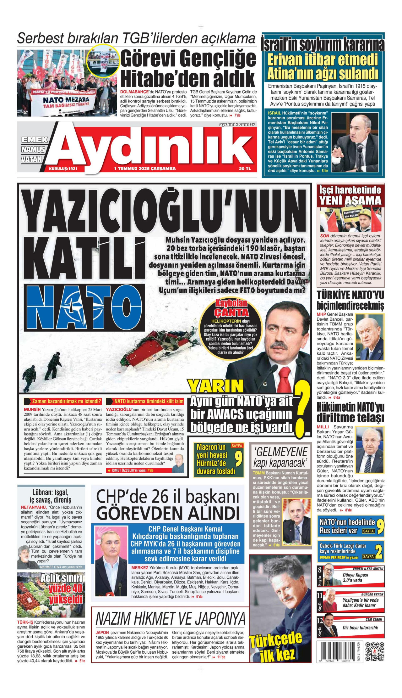 Aydinlik gazetesi