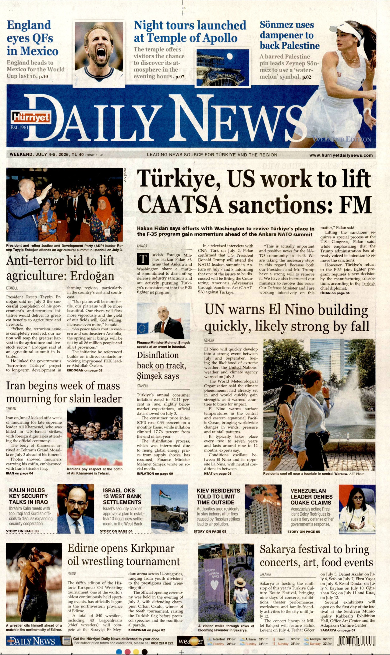 Hürriyet daily news