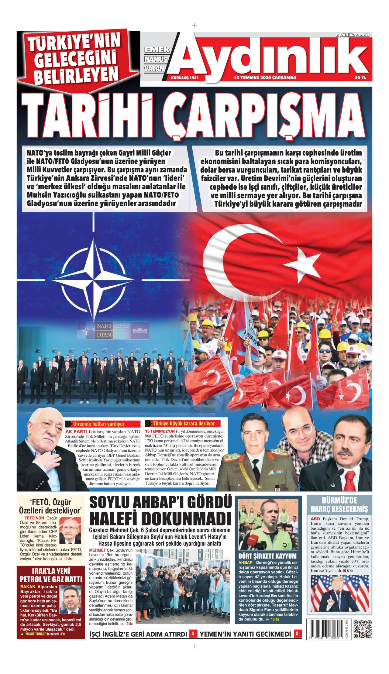 Aydinlik gazetesi̇