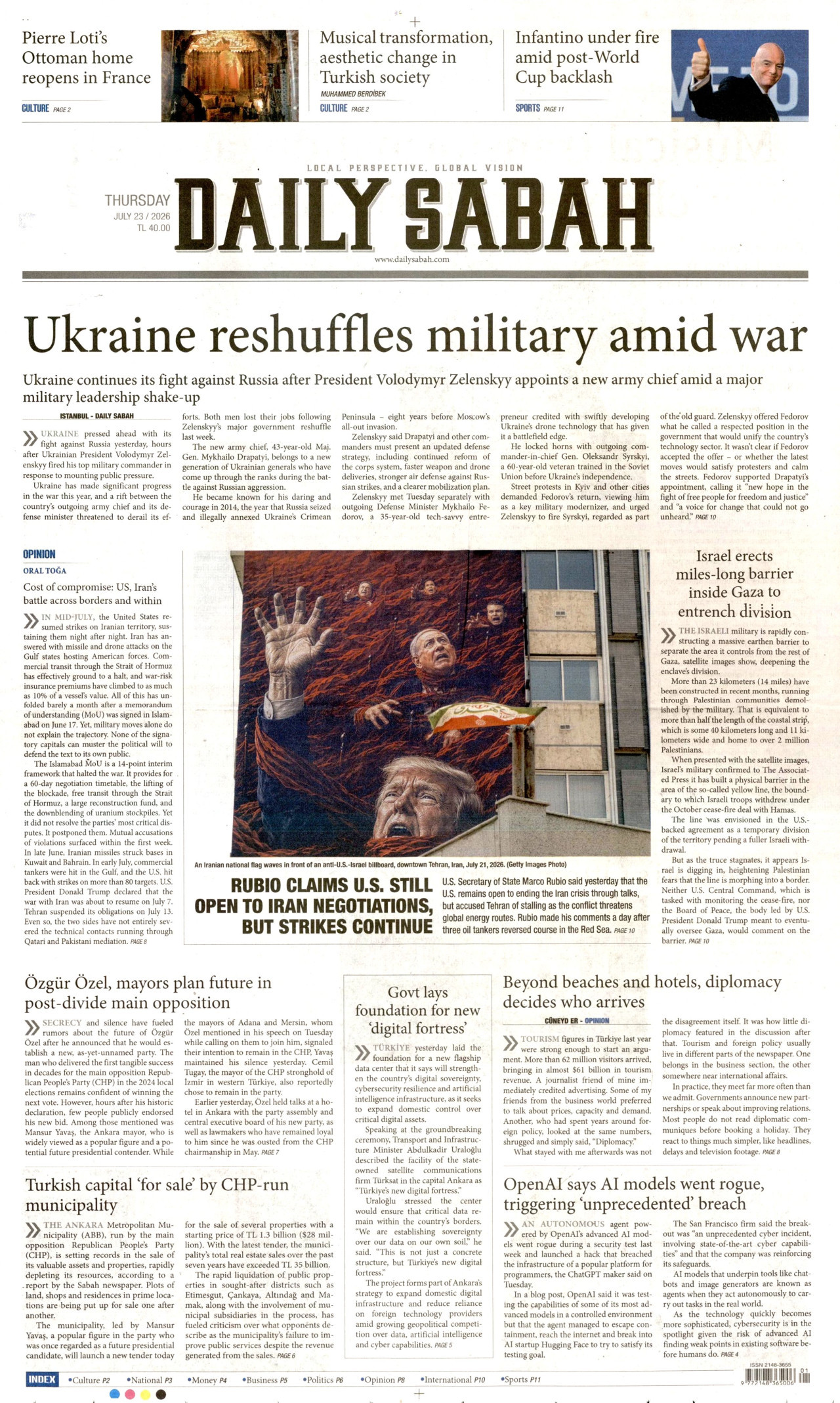 daily-sabah gazetesi