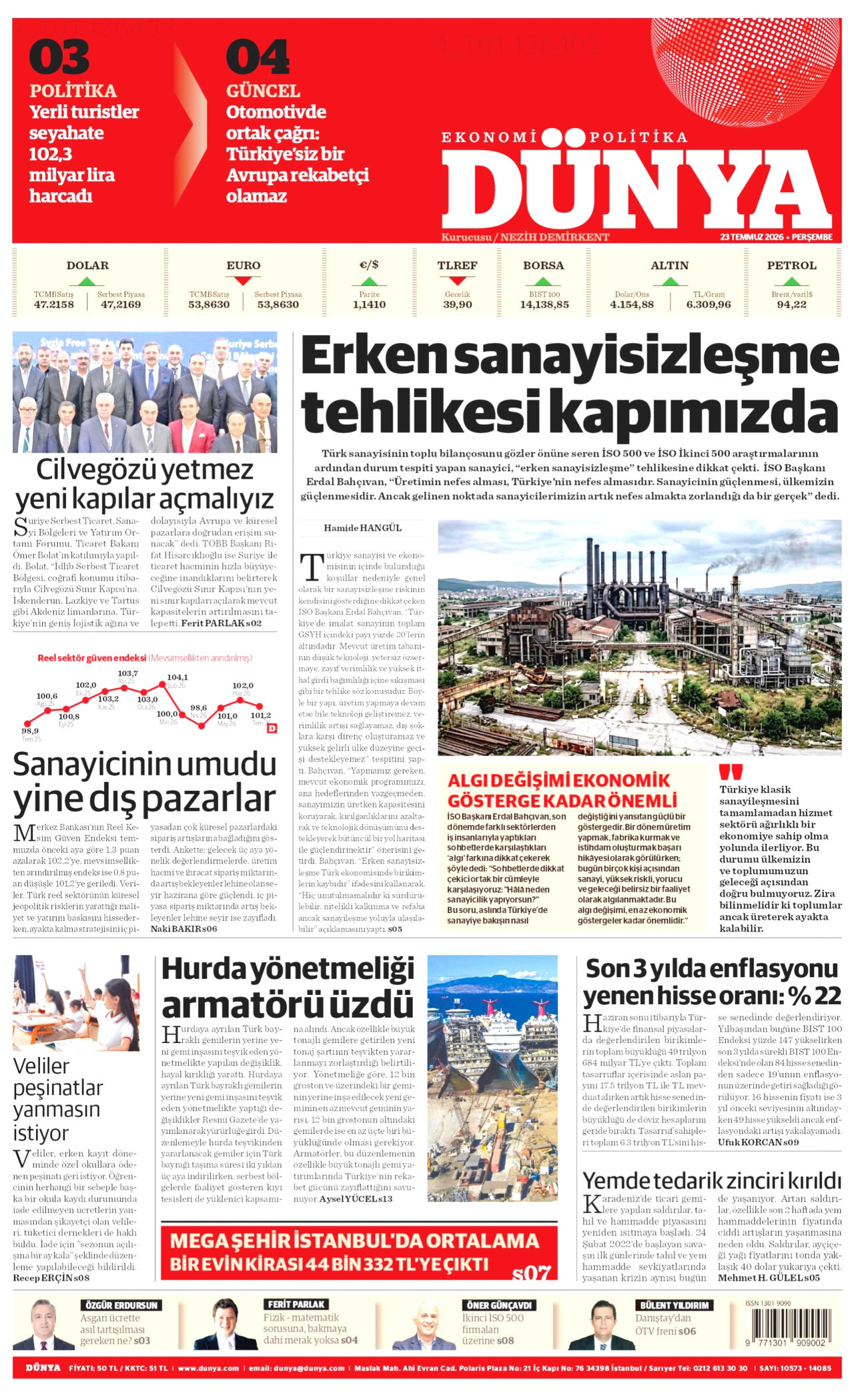Dünya Manşeti