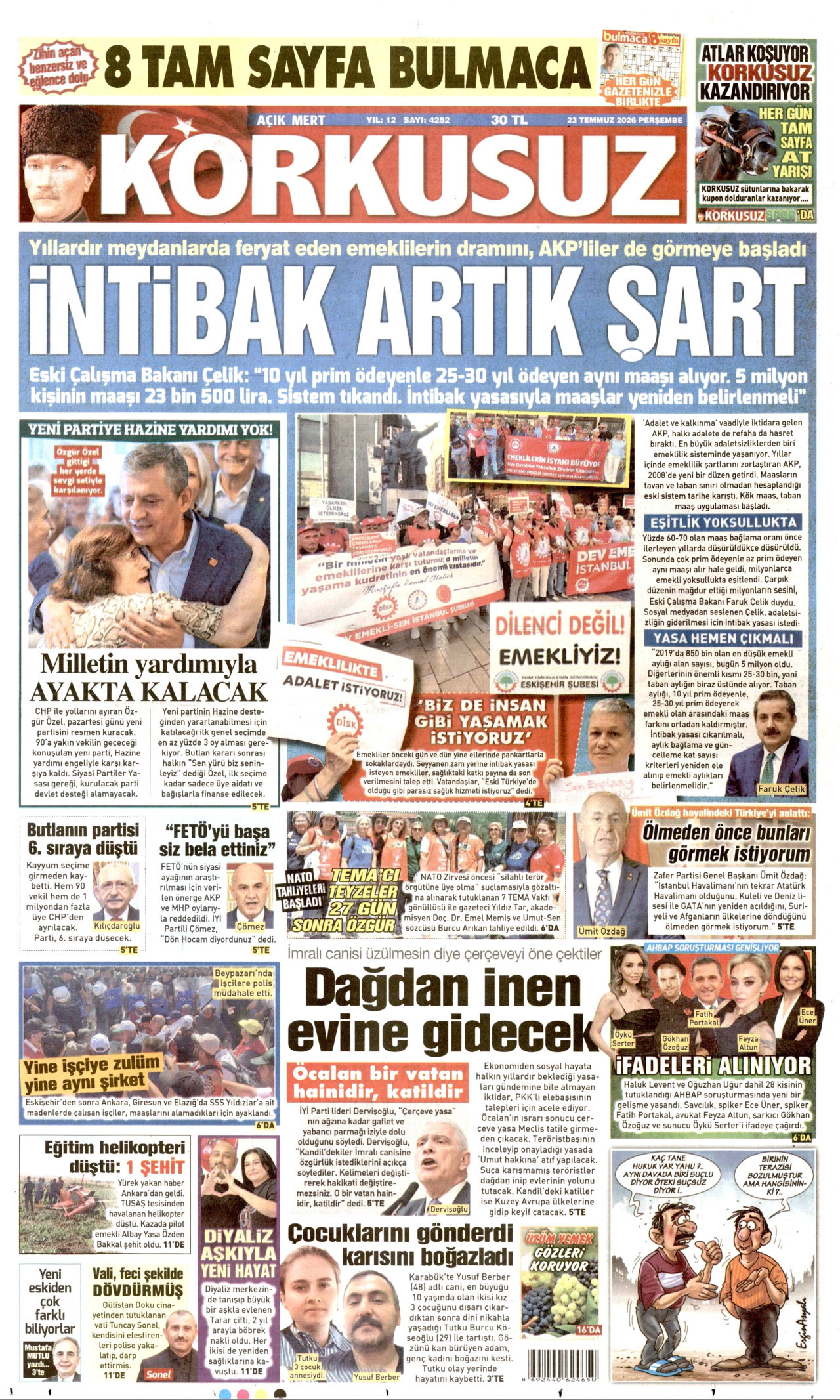 korkusuz gazetesi