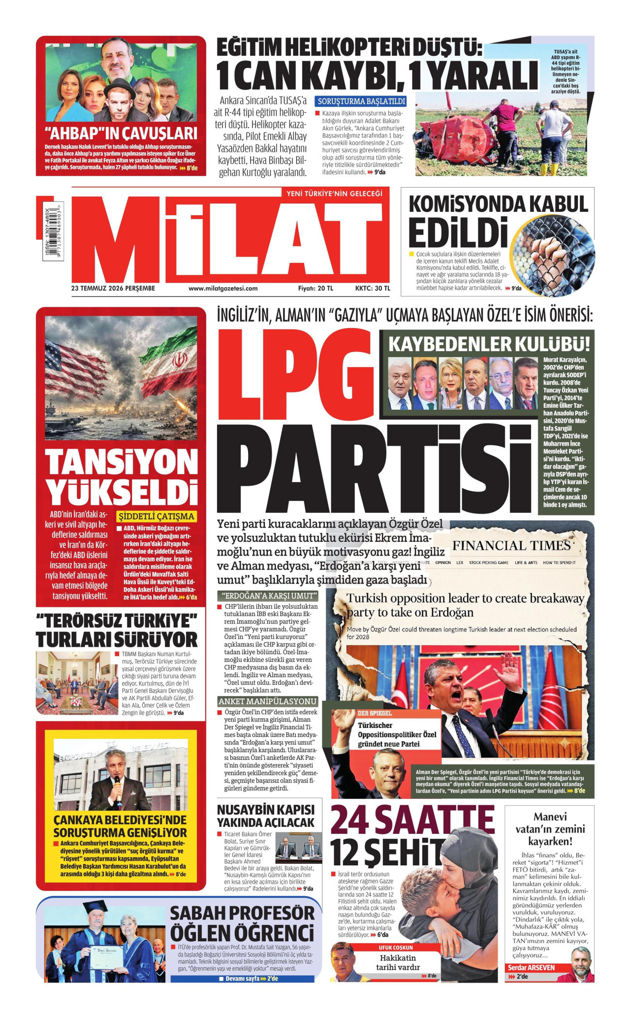 Milat Manşeti