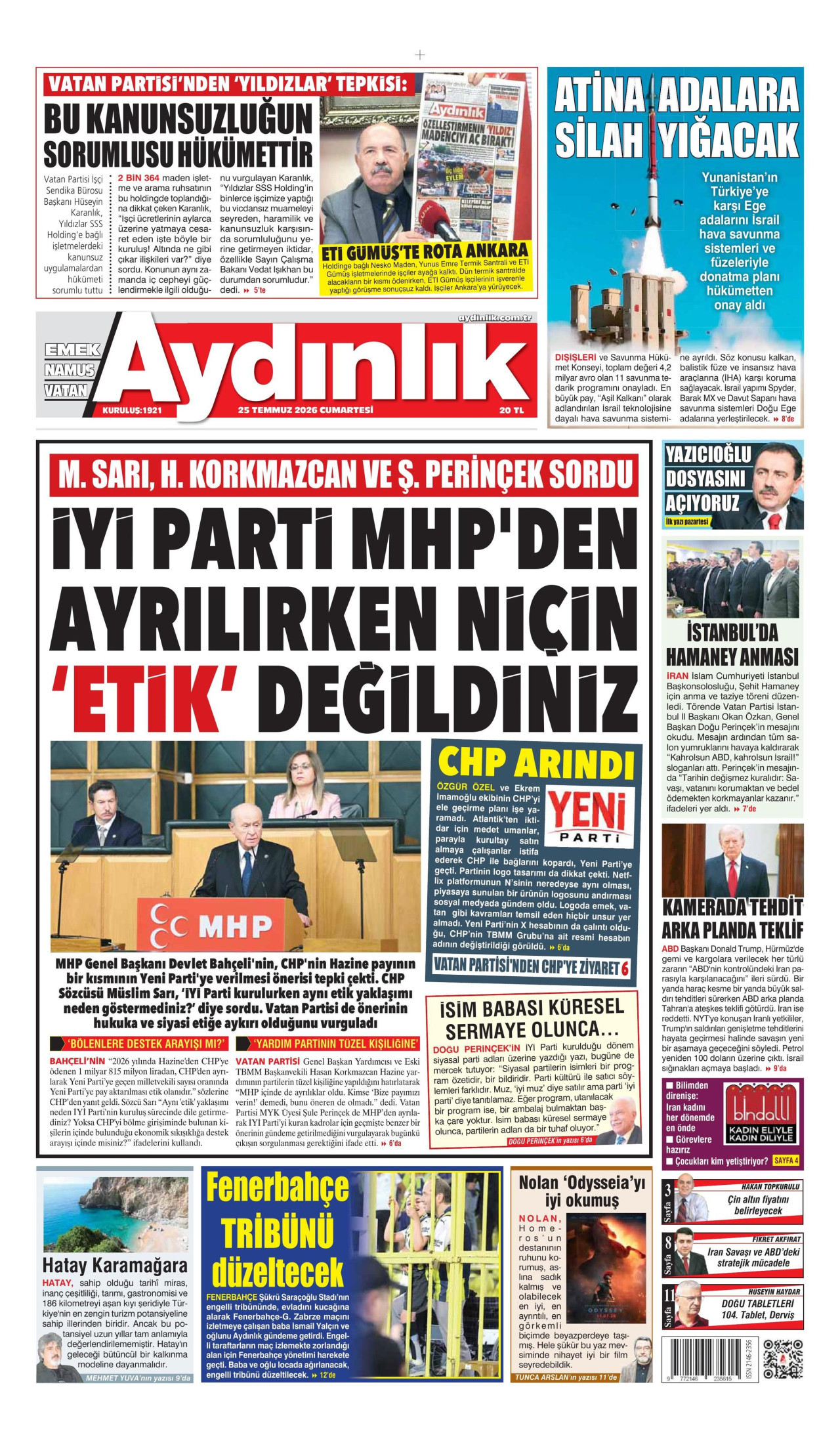 Aydinlik gazetesi
