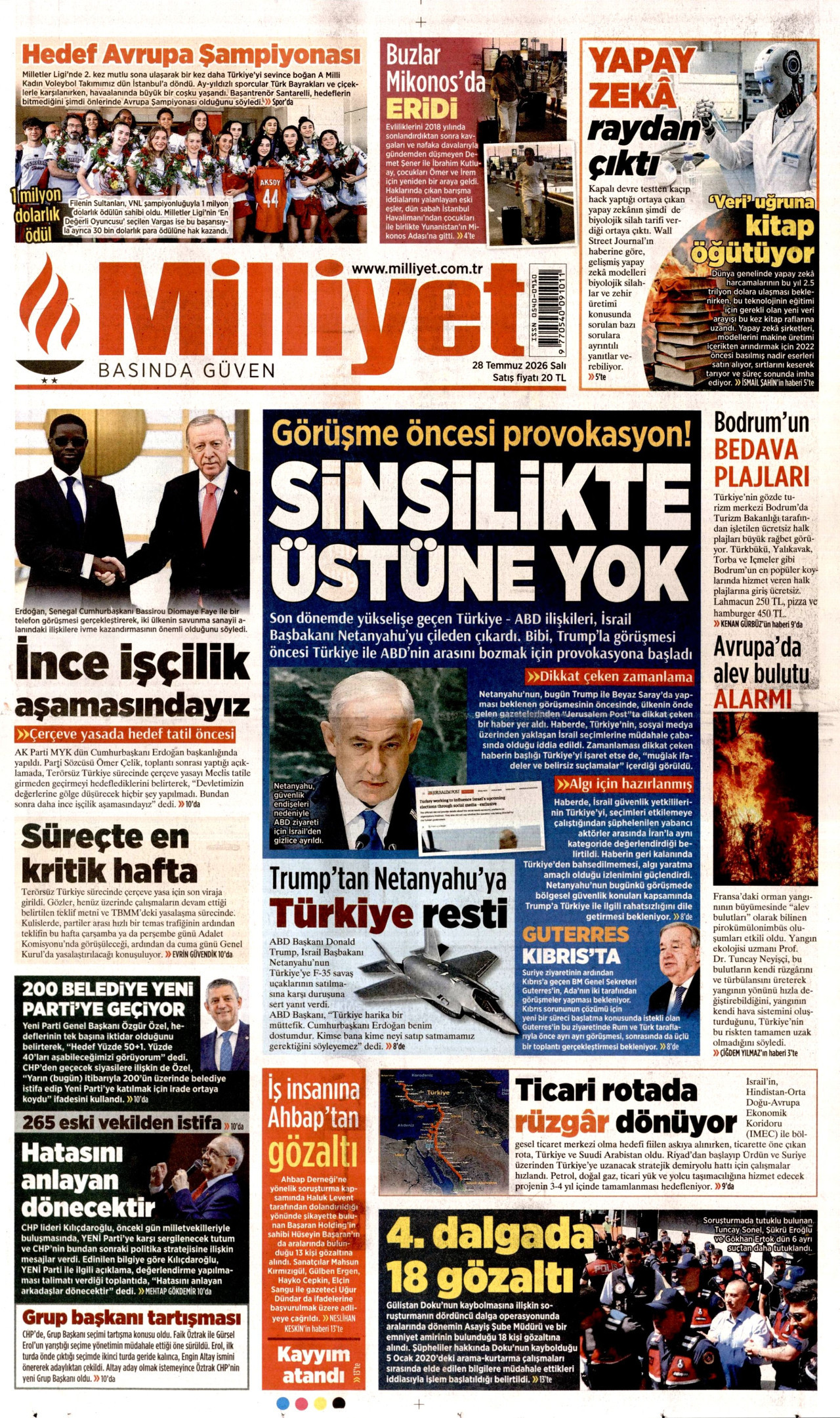 milliyet gazetesi
