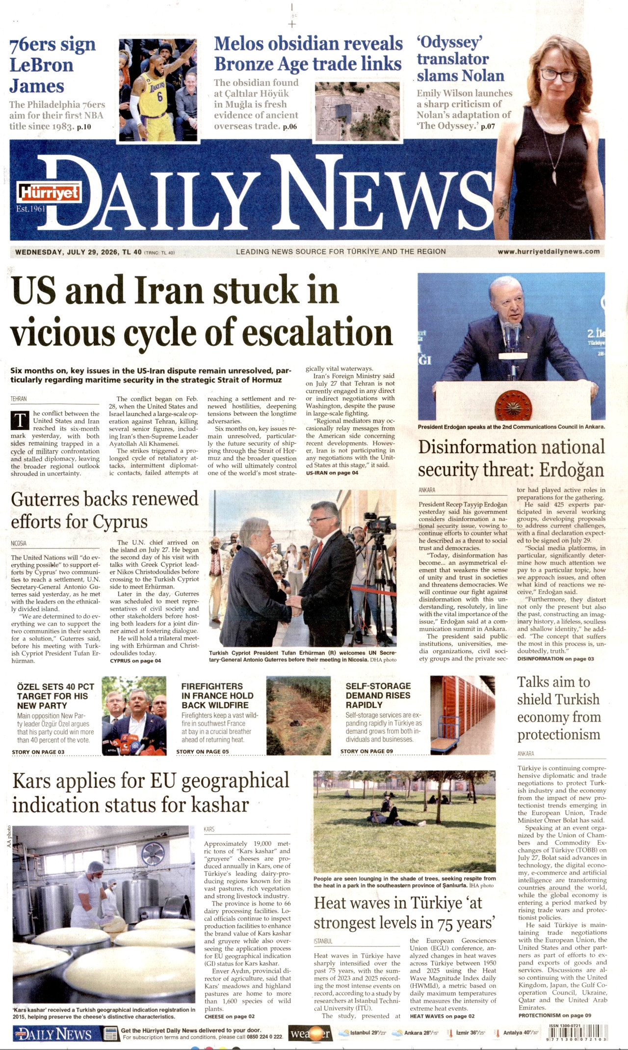 Hürriyet daily news