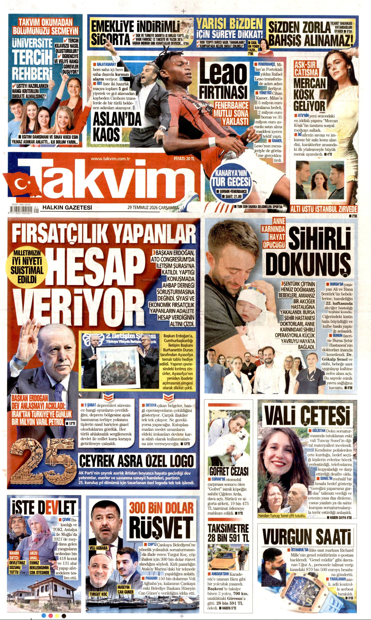 takvim gazetesi