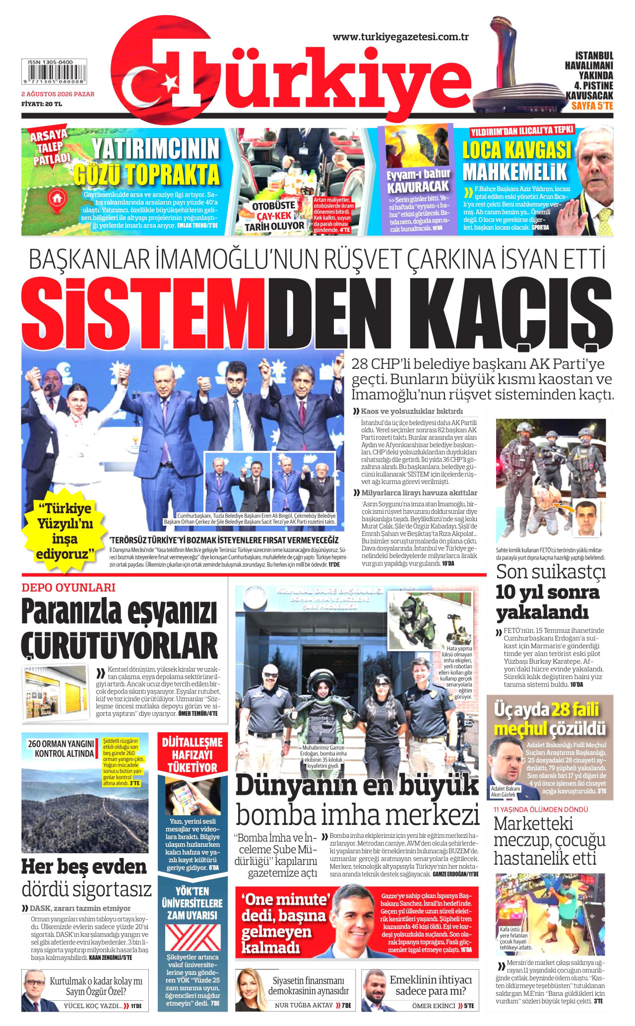 Türkiye Manşeti