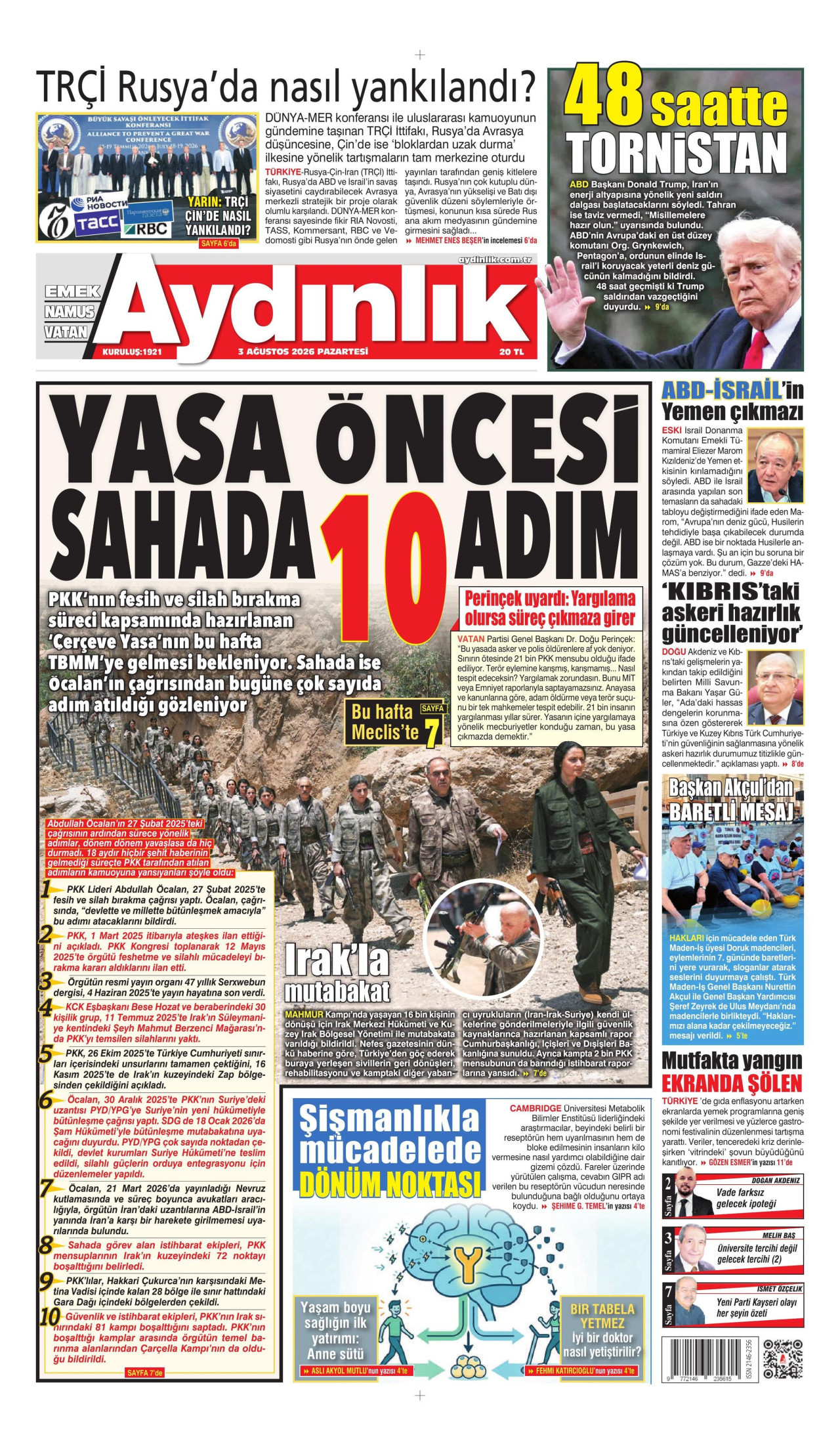 Aydınlık Manşeti