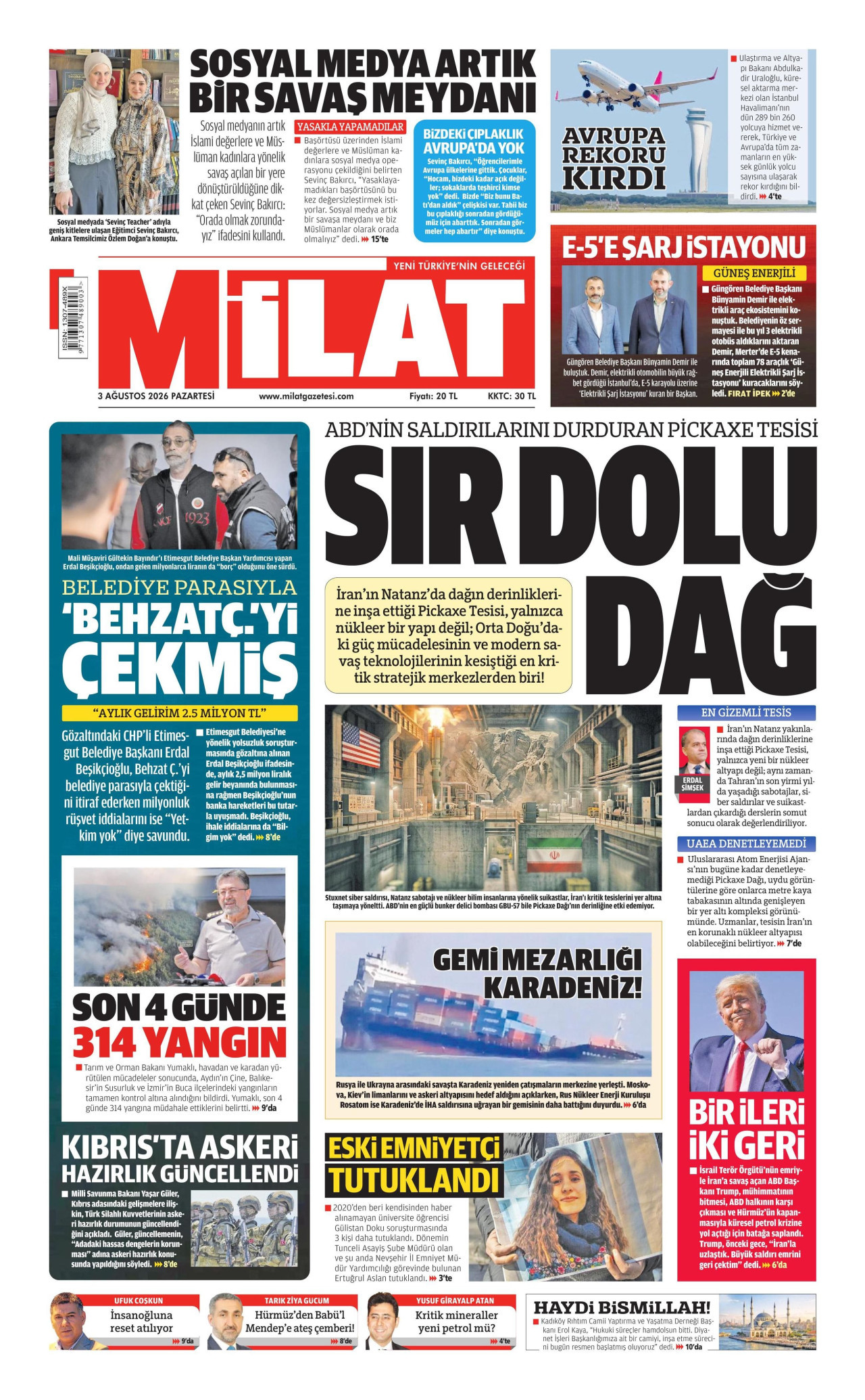 Milat Manşeti