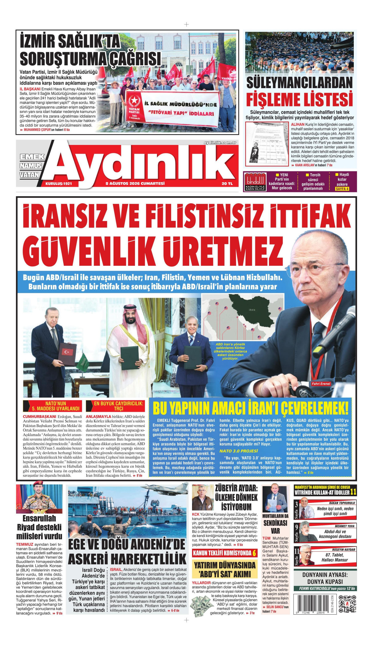 aydinlik-gazetesi gazetesi