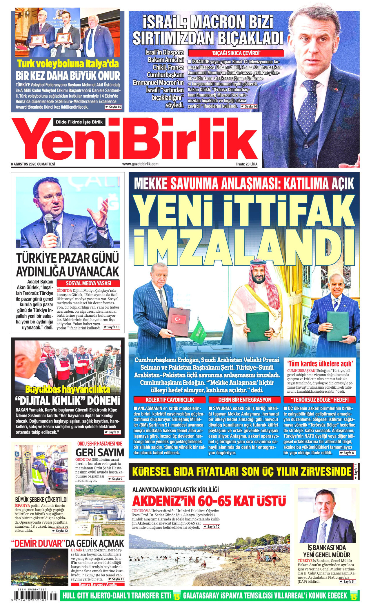 yenibirlik gazetesi