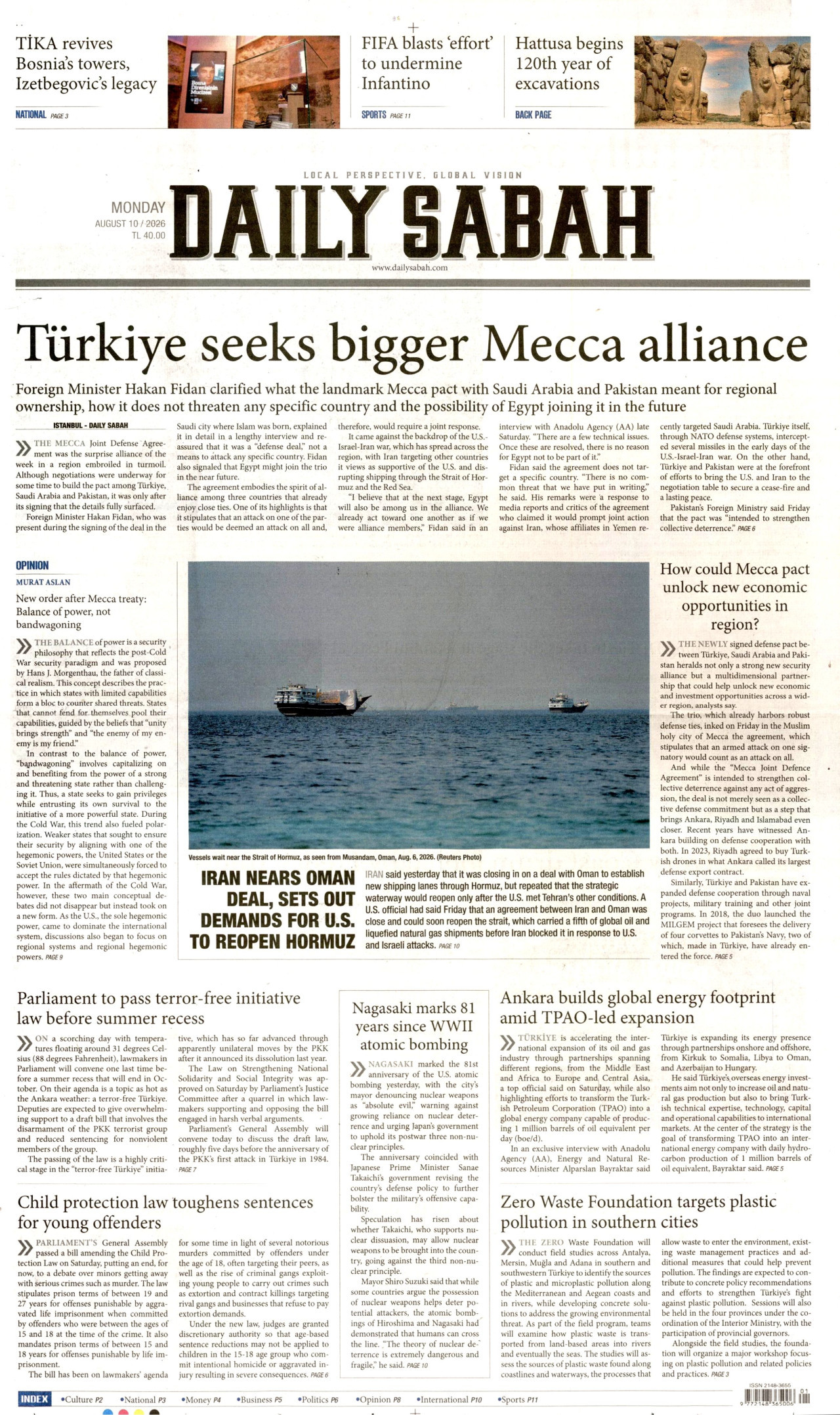 daily-sabah gazetesi