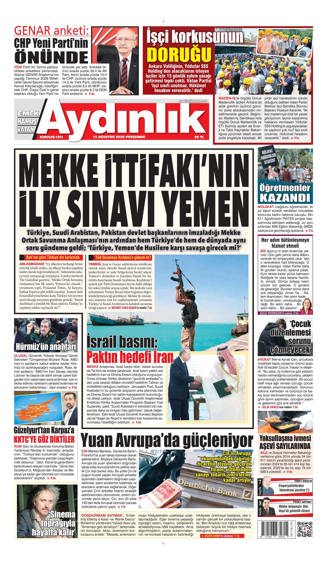 Aydinlik gazetesi̇