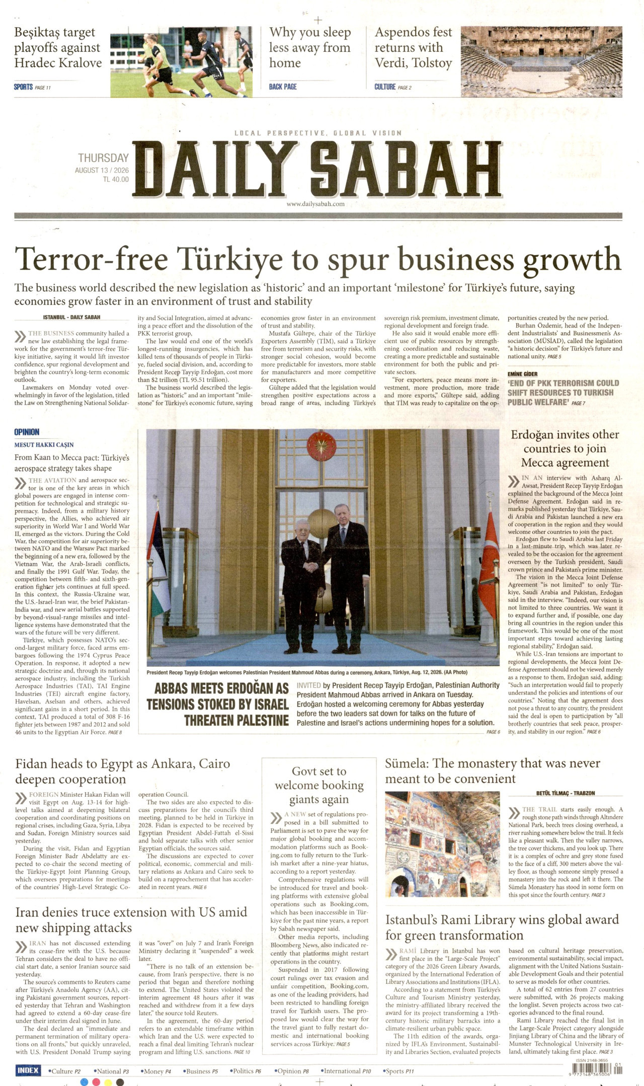 daily-sabah gazetesi