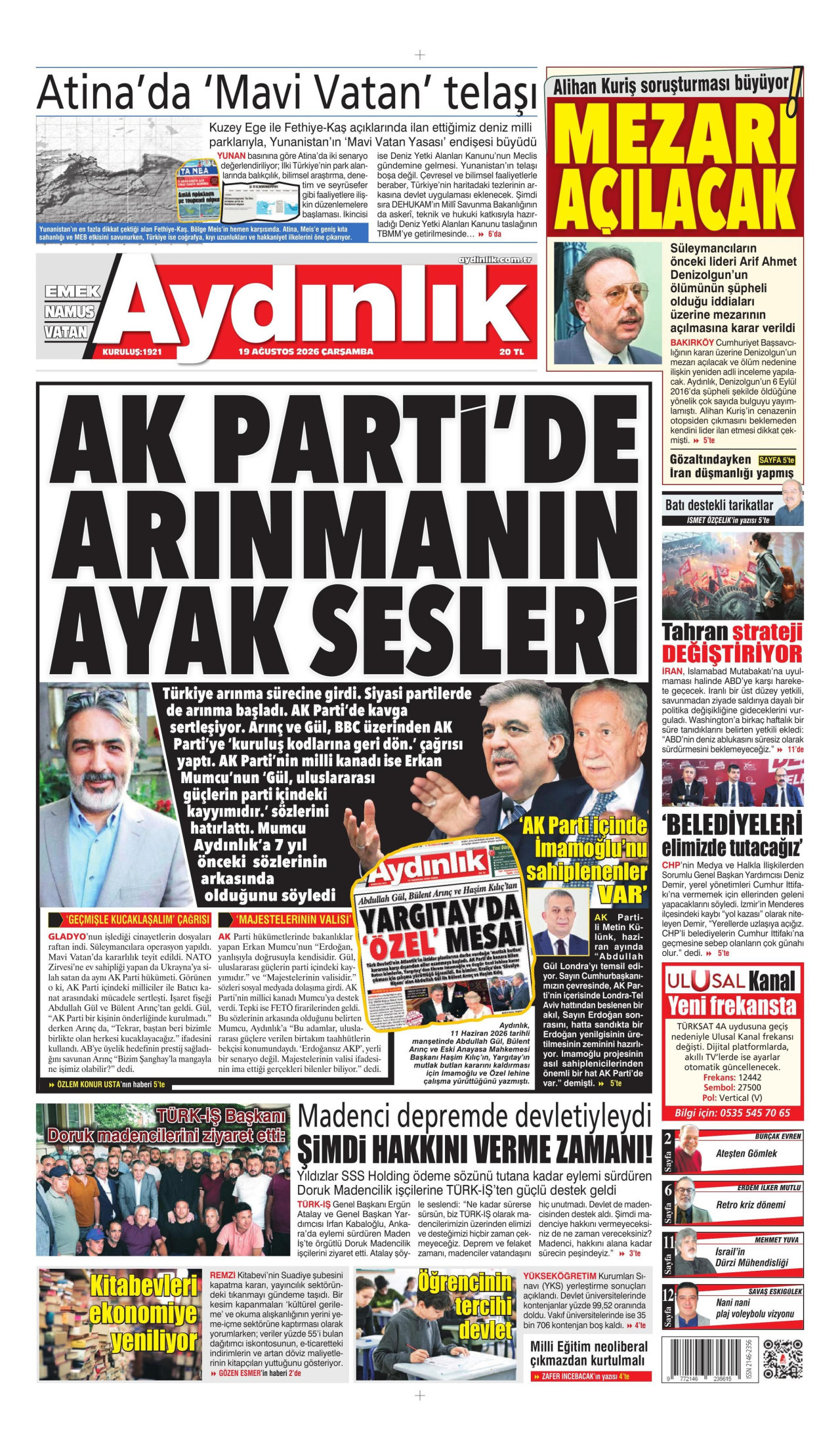 Aydinlik gazetesi