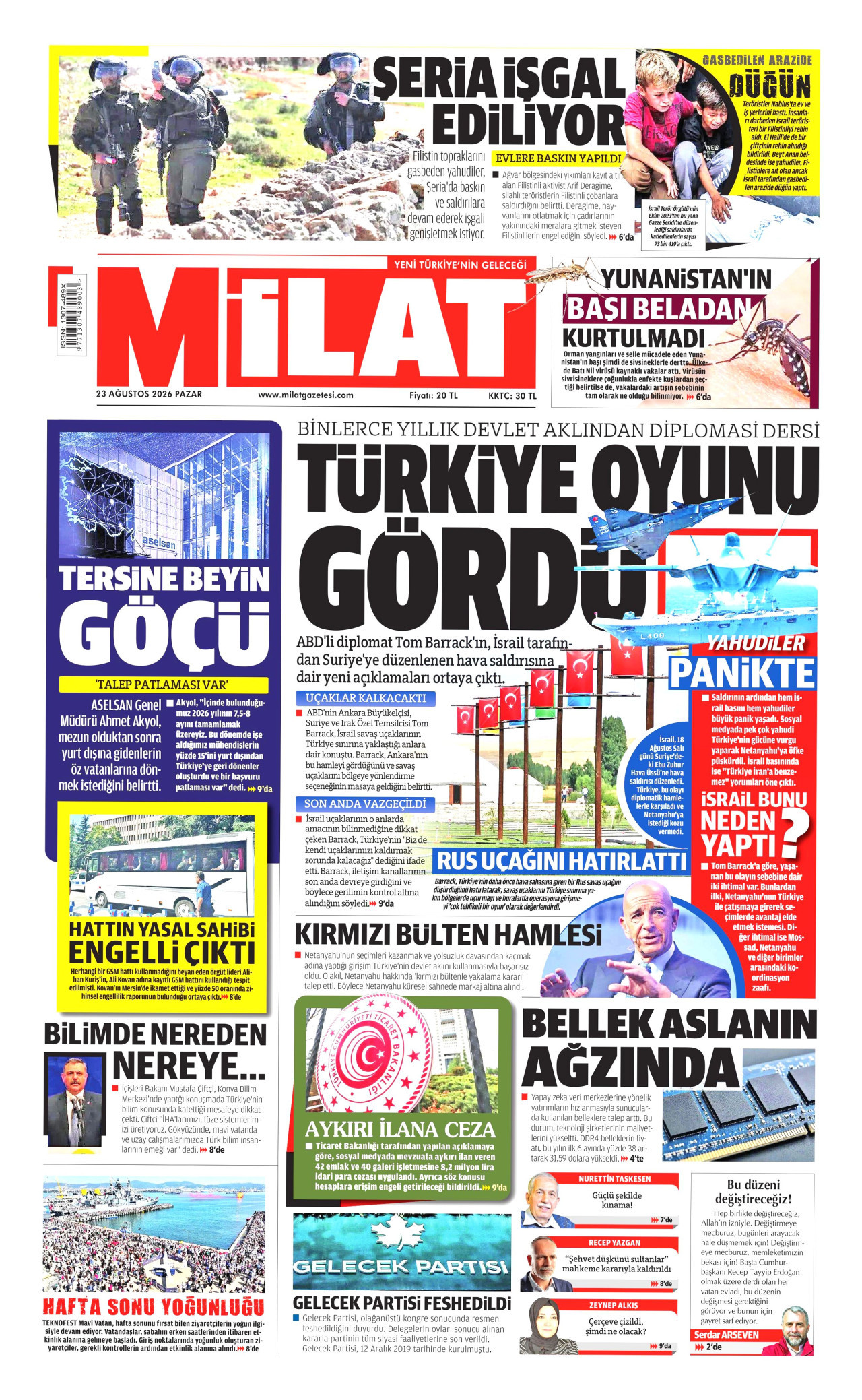Milat Manşeti