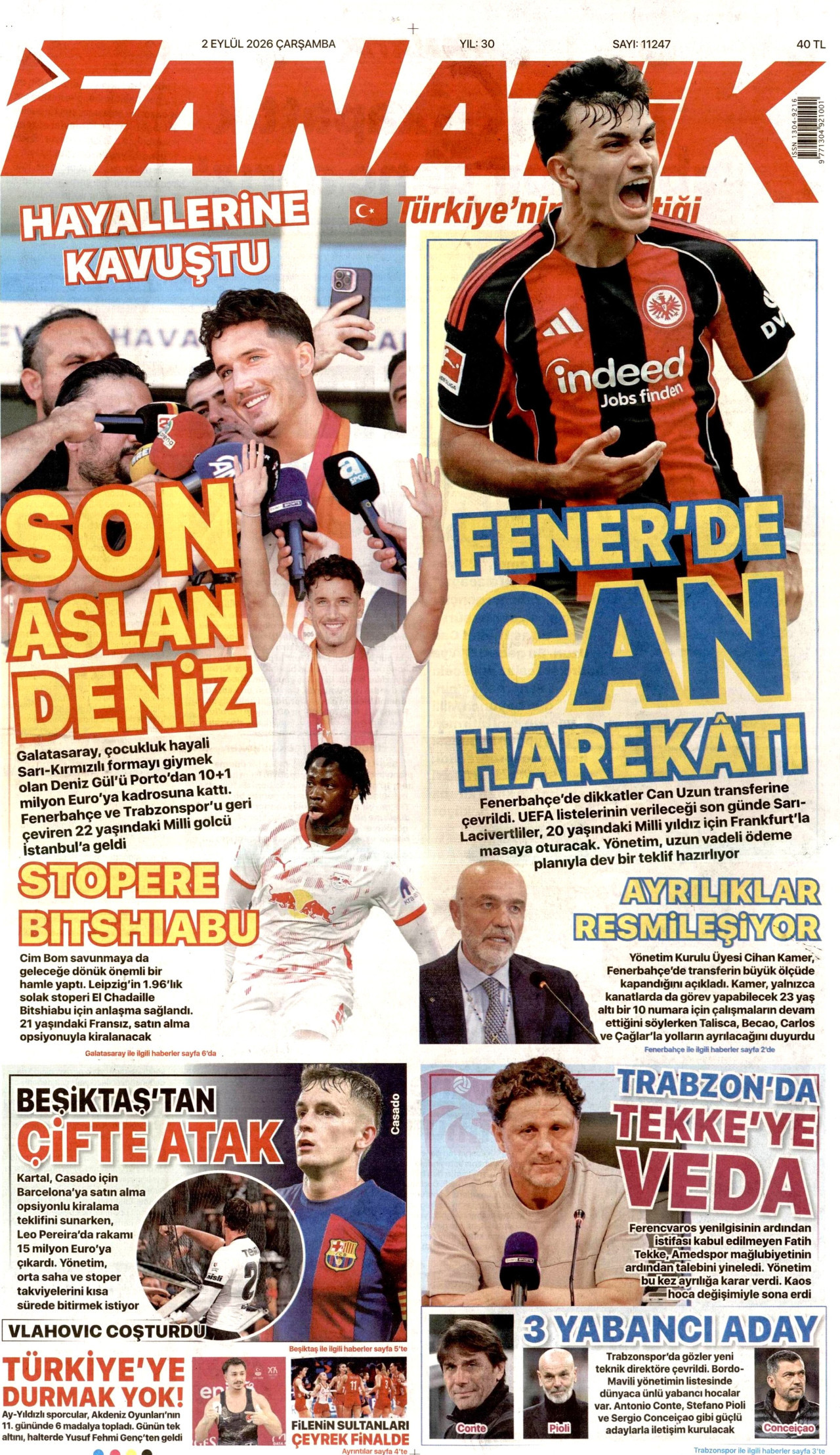 Fanatik Manşeti