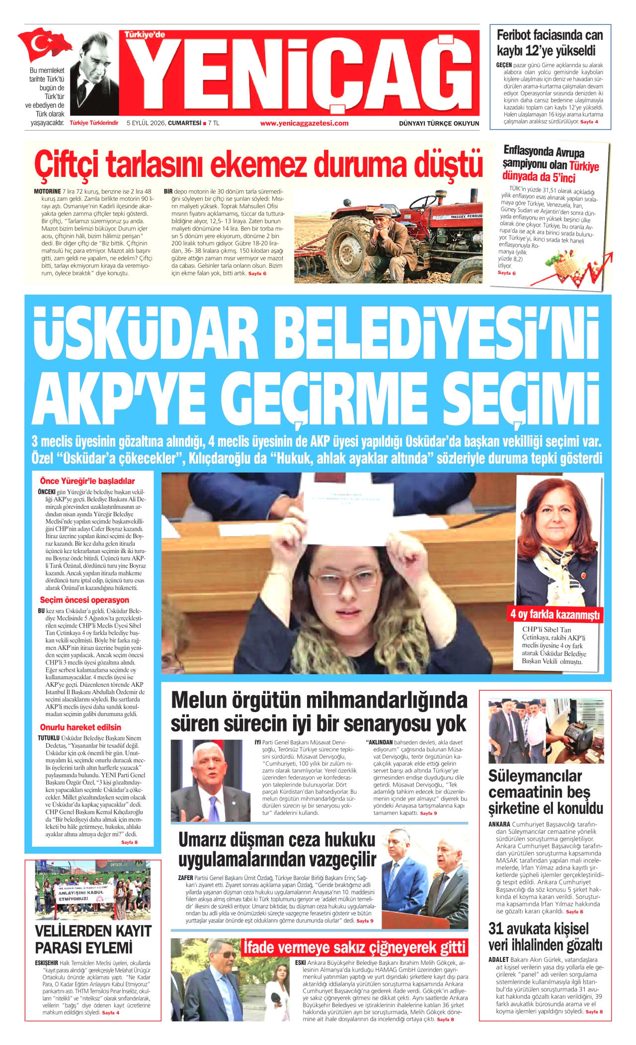 Yeniçağ Manşeti