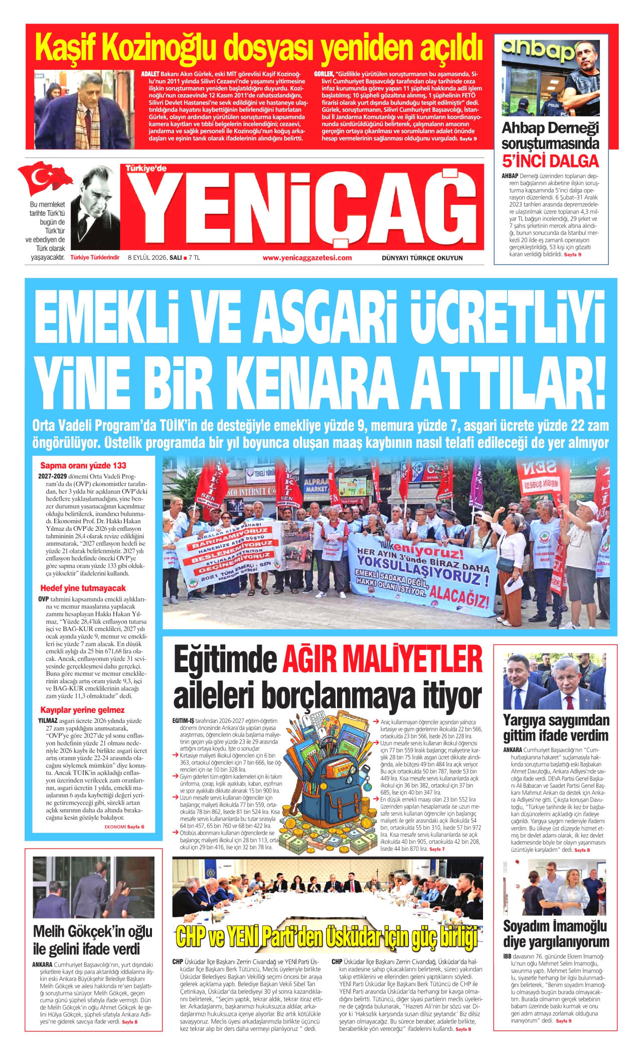 yenicag gazetesi