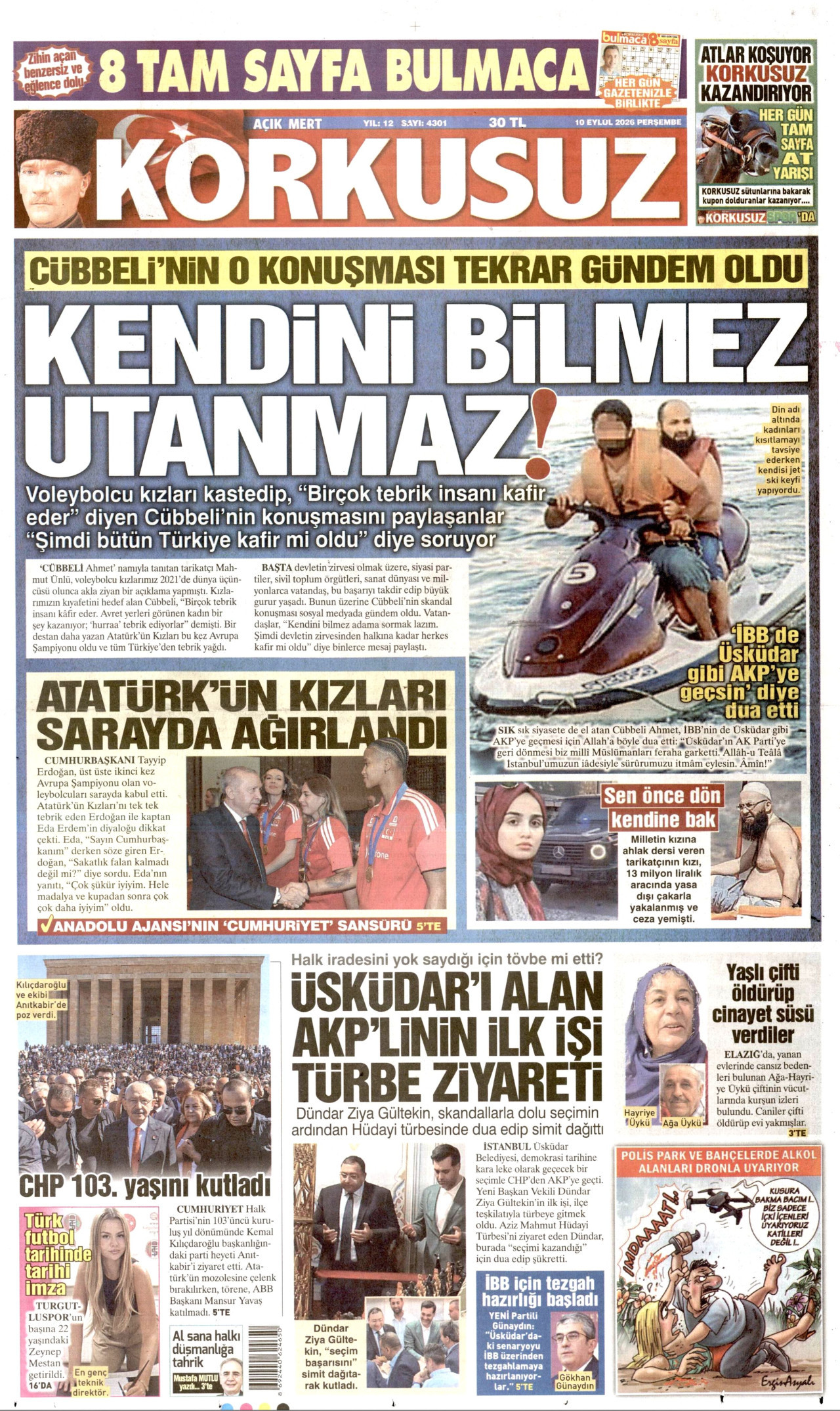 korkusuz gazetesi