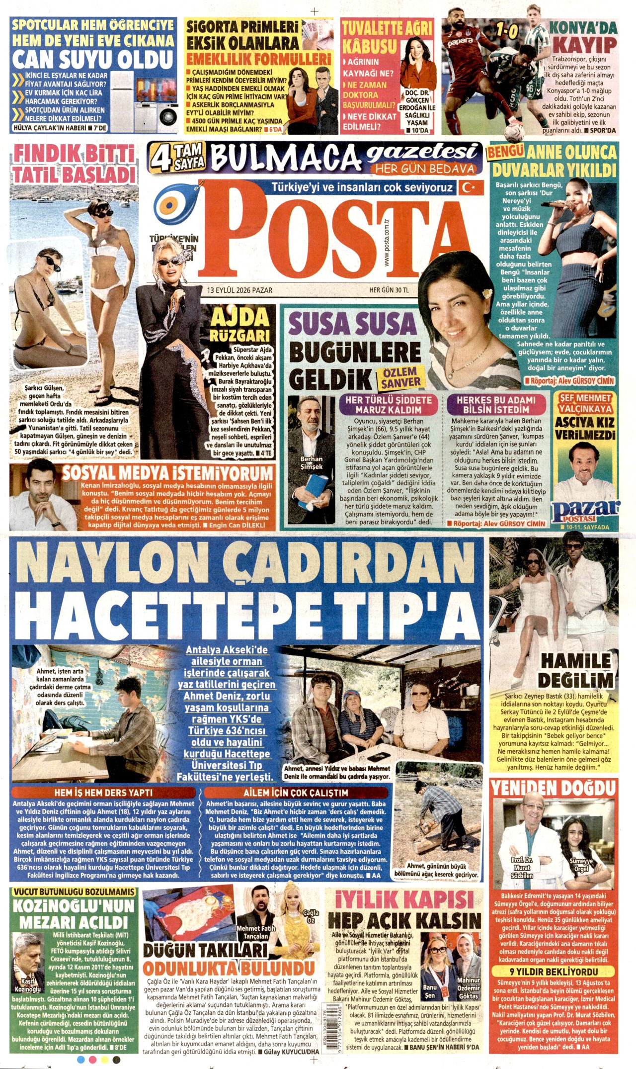 posta gazetesi