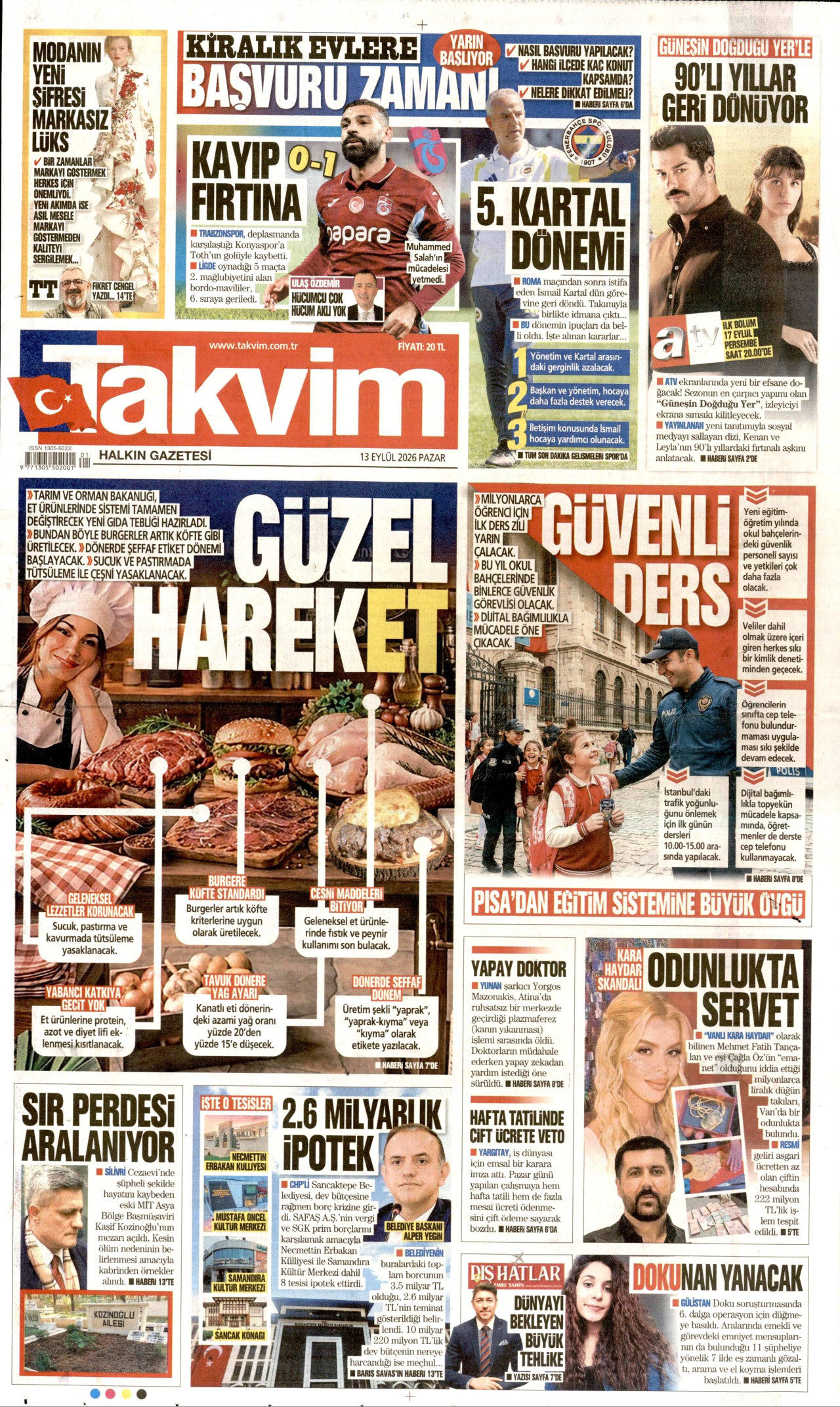 takvim gazetesi