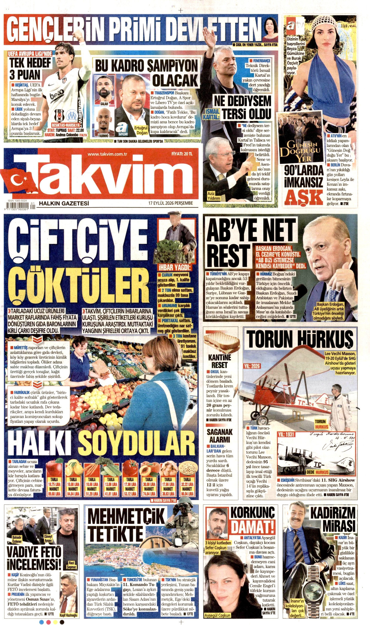 takvim gazetesi